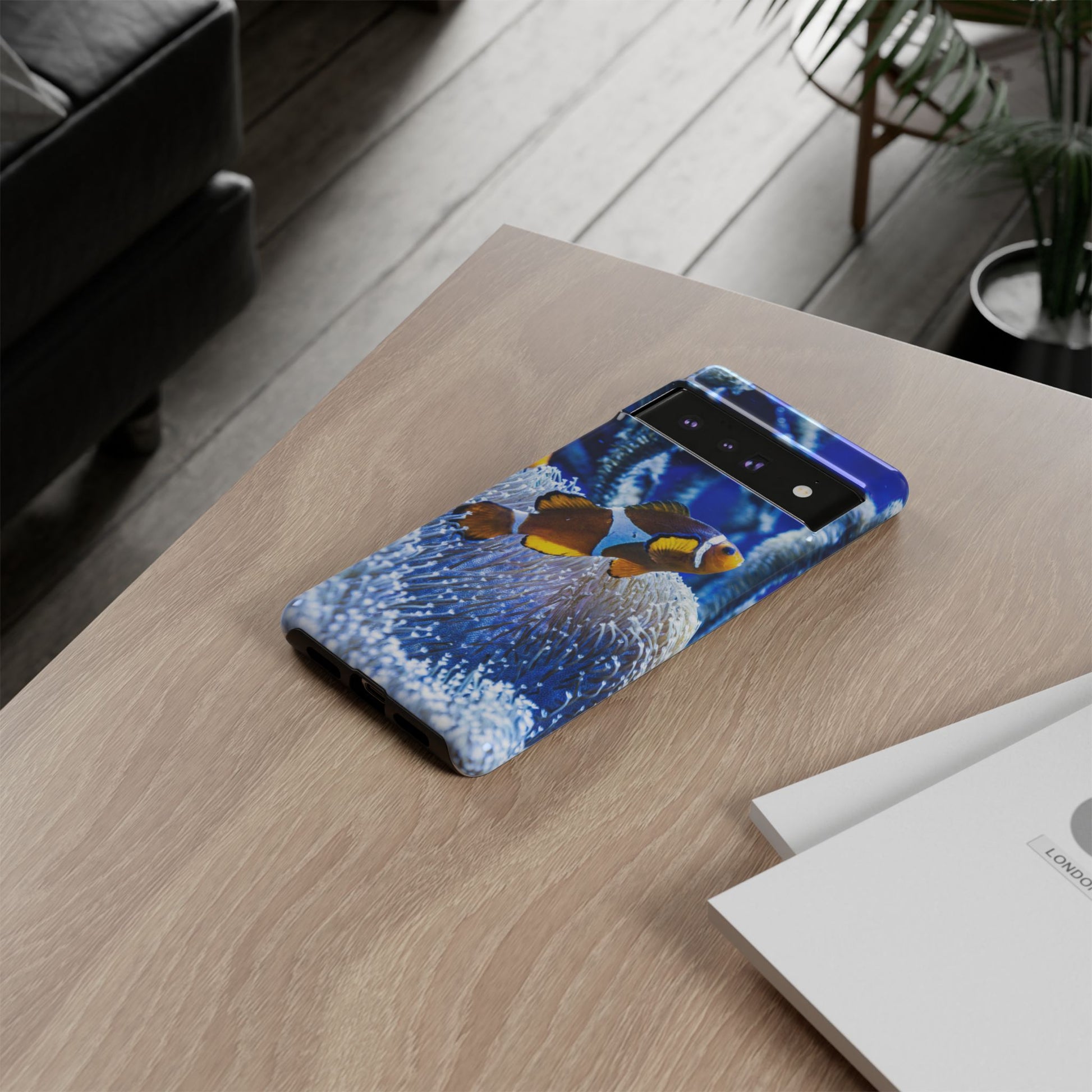 Colorful Marine Life Phone Case, Fish Case, Ocean Lover Gift, Underwater Art, Unique Phone Cover, Tough Phone Protector - FORMO