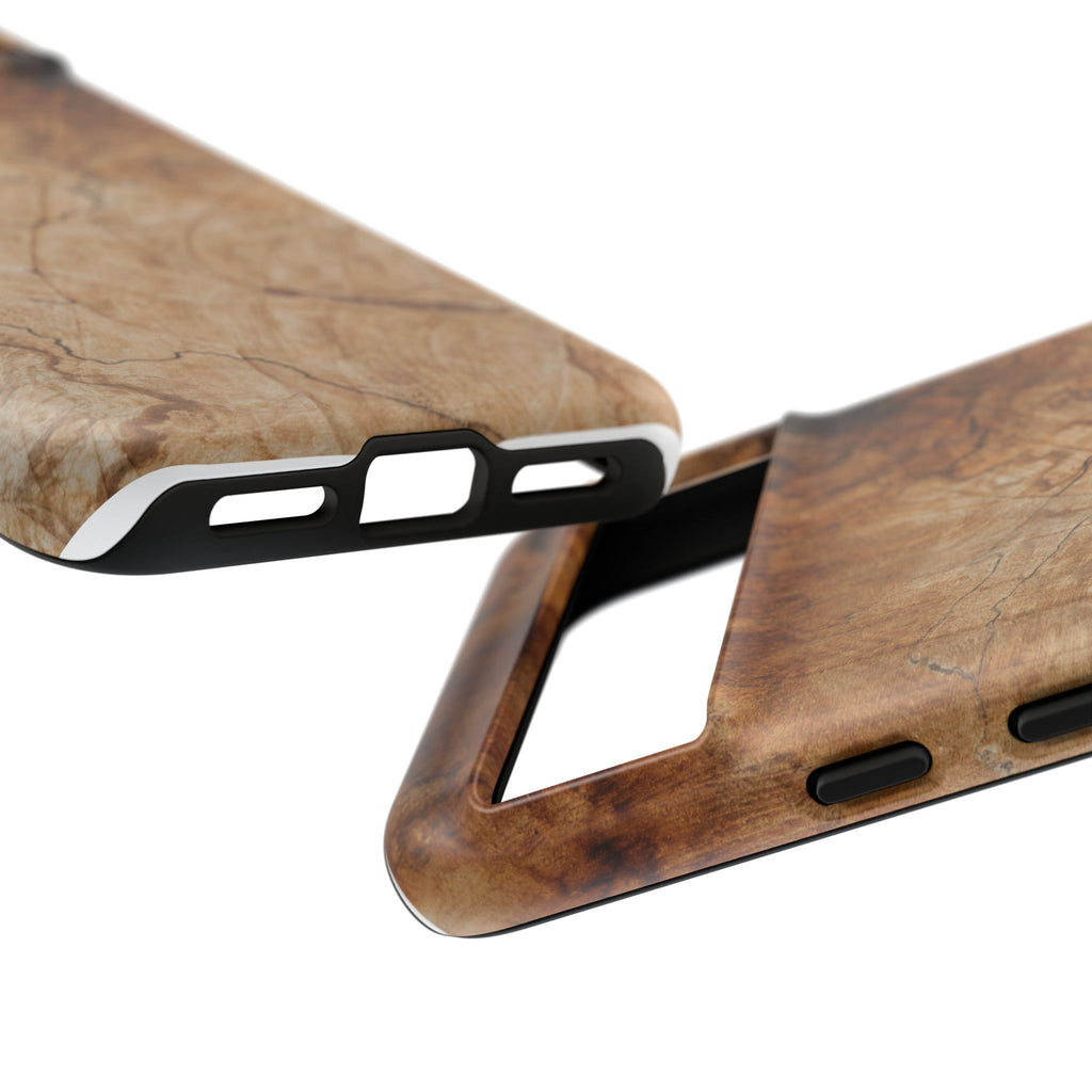 Woodland-Inspired Phone Case | Tough Cases, Natural Wood Grain Cover, Rustic Tech Accessory, Nature Lover Gift, Eco-Friendly - FORMO