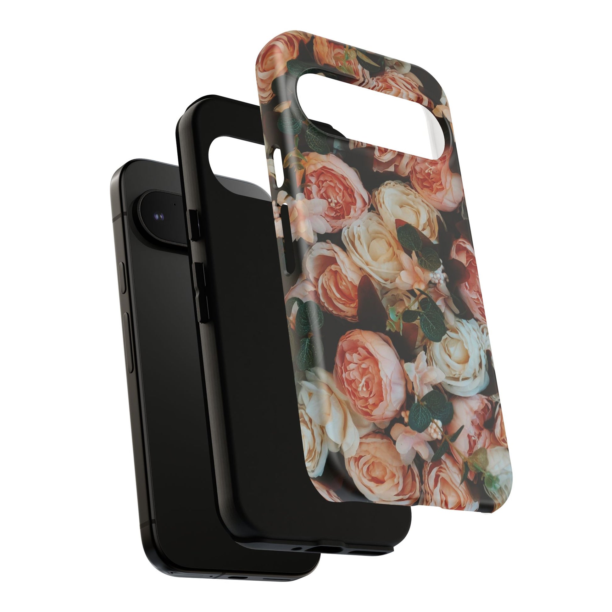 Floral Phone Case - Tough Cases, Rose Design, Floral Protection, Gift for Her, Cute Mobile Cover, Eco-Friendly Case - FORMO