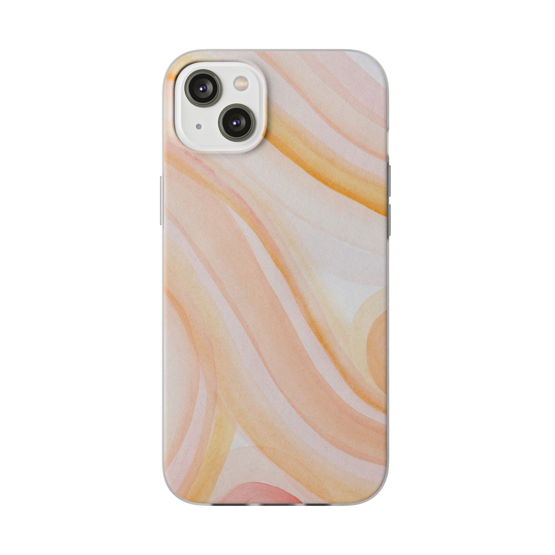 Aesthetic Phone Case, Soft Pastel Flexible Cover, Trendy Mobile Accessories, Gift for Her, Cute Phone Protection - FORMO