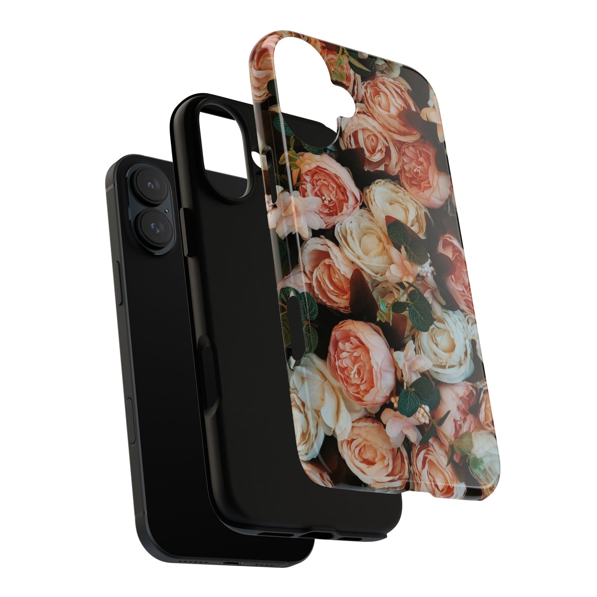 Floral Phone Case - Tough Cases, Rose Design, Floral Protection, Gift for Her, Cute Mobile Cover, Eco-Friendly Case - FORMO