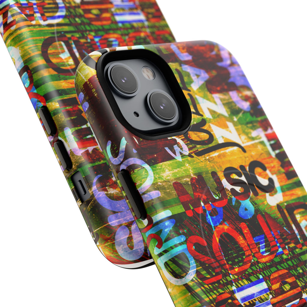 Colorful Music-Themed Phone Case (iPhone & Samsung Compatible) - FORMO