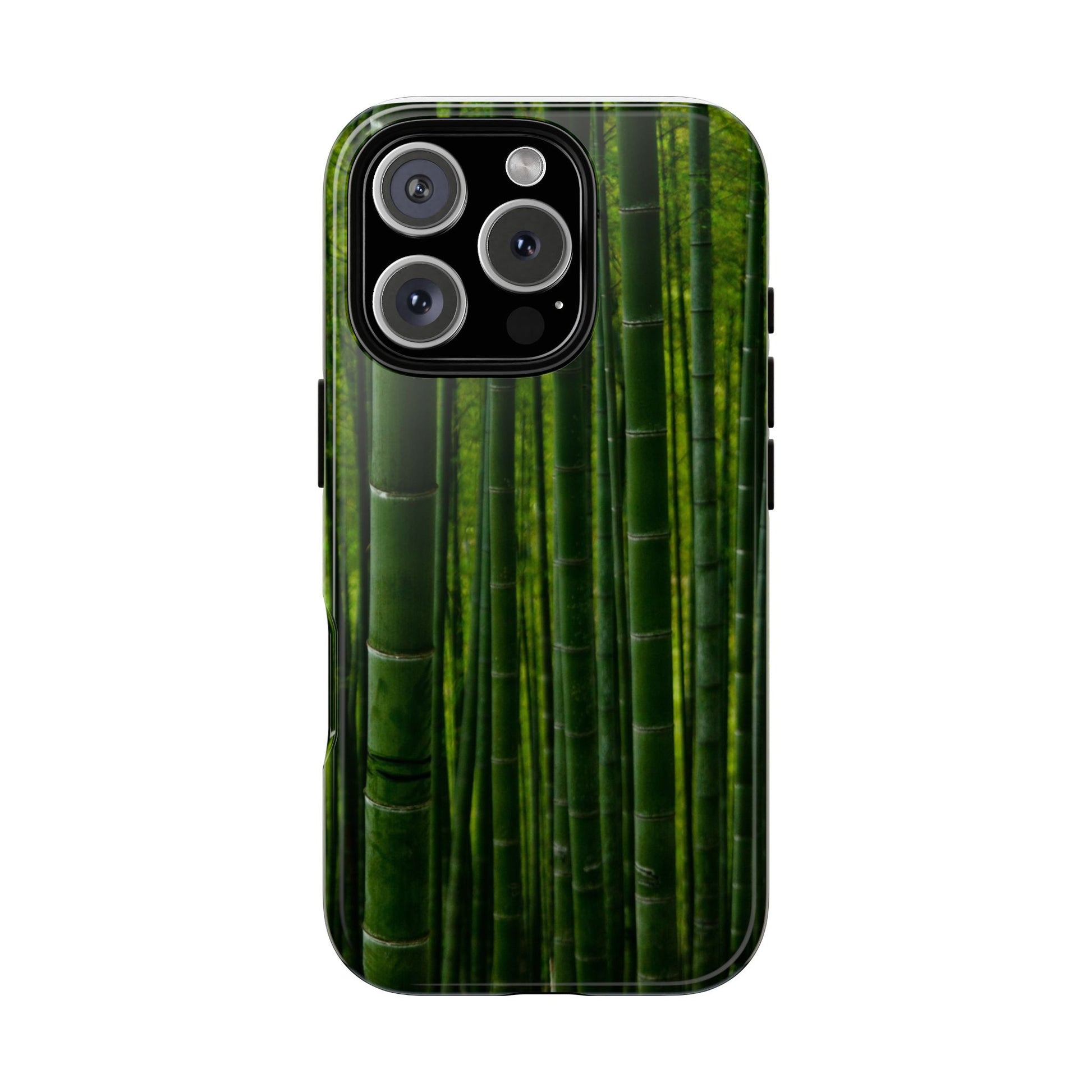 Bamboo Phone Case - Tough Cases, Nature Lover Gift, Eco-Friendly Phone Accessory, Greenery Design, Unique Smartphone Cover - FORMO