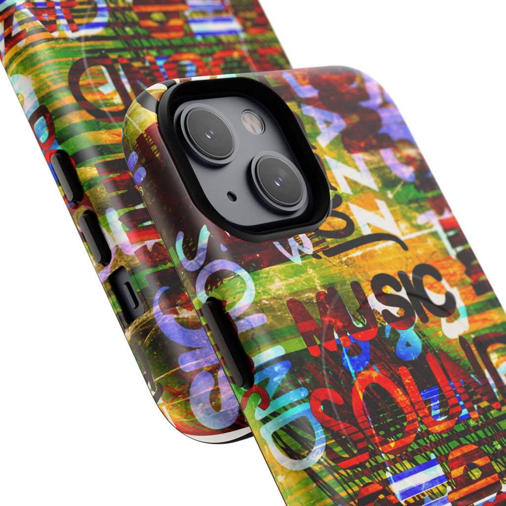 Colorful Music-Themed Phone Case (iPhone & Samsung Compatible) - FORMO