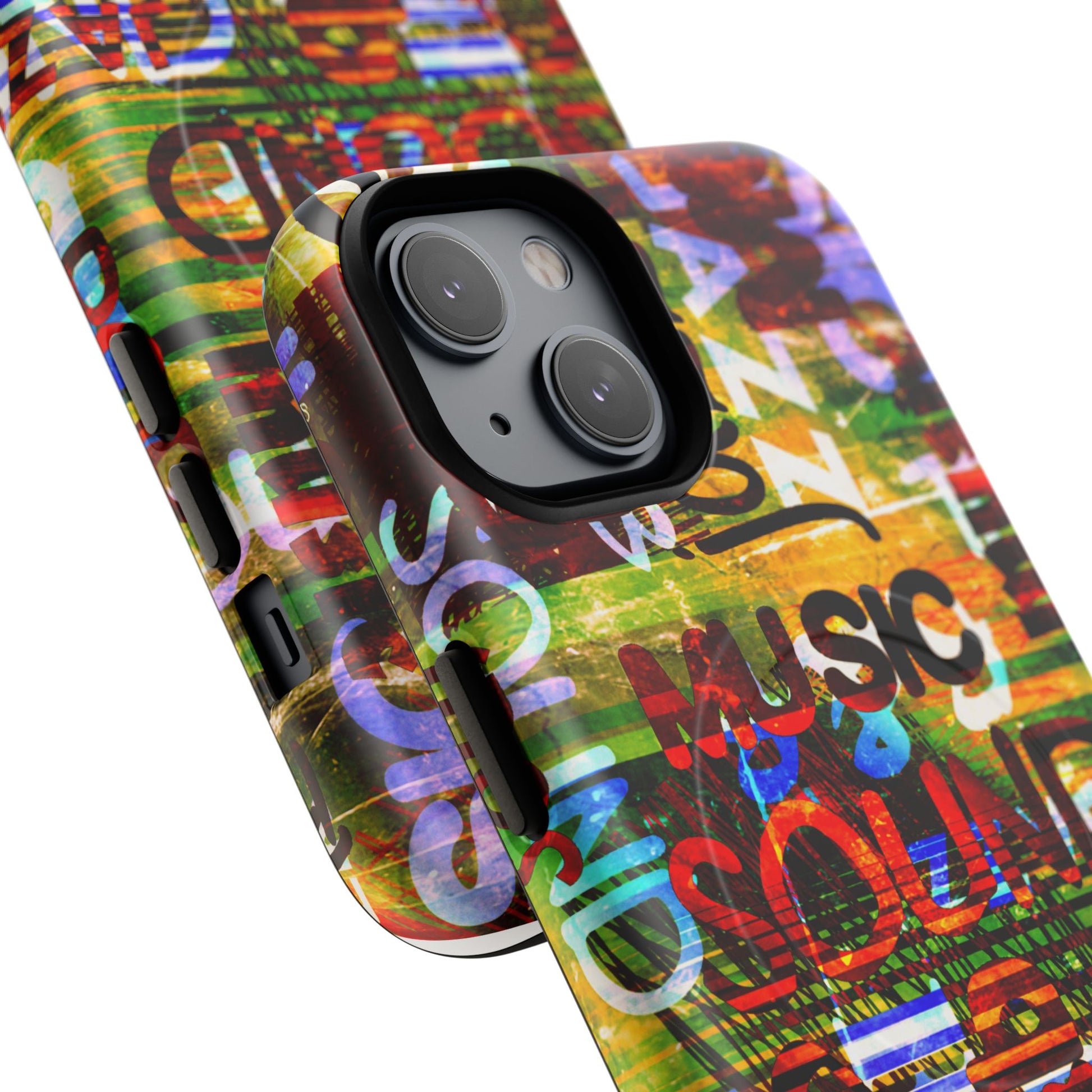 Colorful Music-Themed Phone Case (iPhone & Samsung Compatible) - FORMO