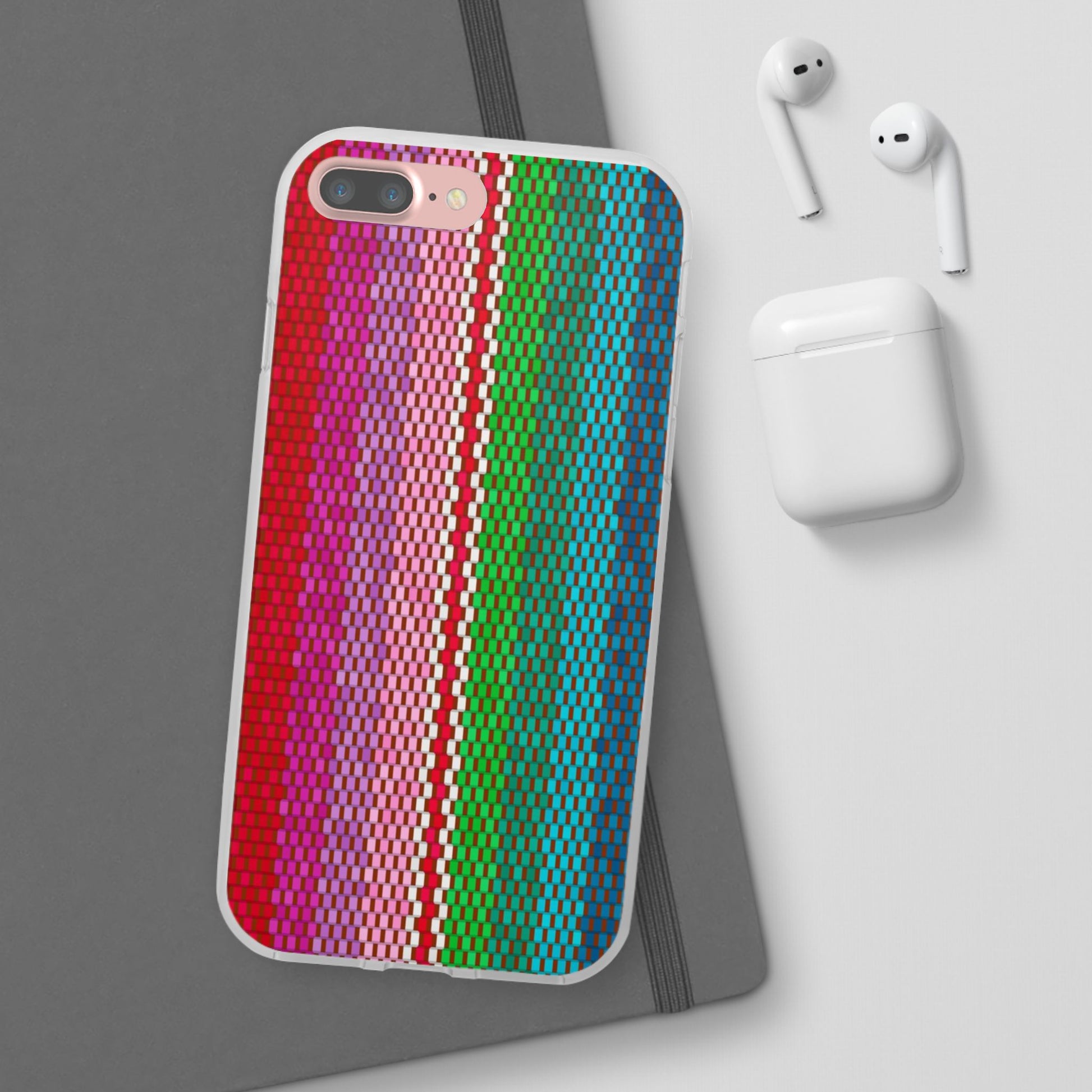 Colorful Striped Flexi Phone Case (iPhone & Samsung Compatible) - FORMO