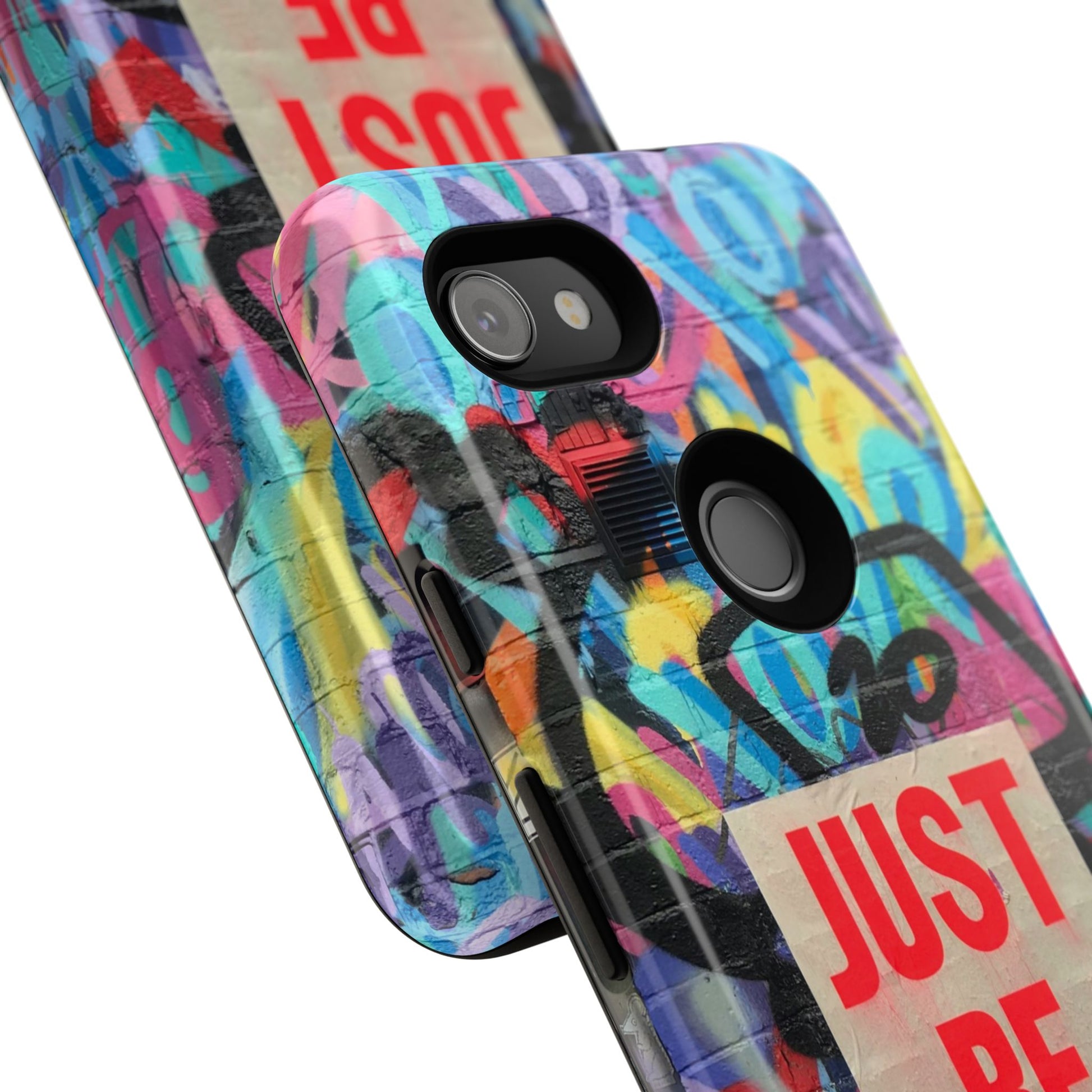 Colorful Phone Case - Just Be Nice Design, Motivational Gift, Phone Accessories, Unique Custom Case, Positive Vibe Tech Gear - FORMO
