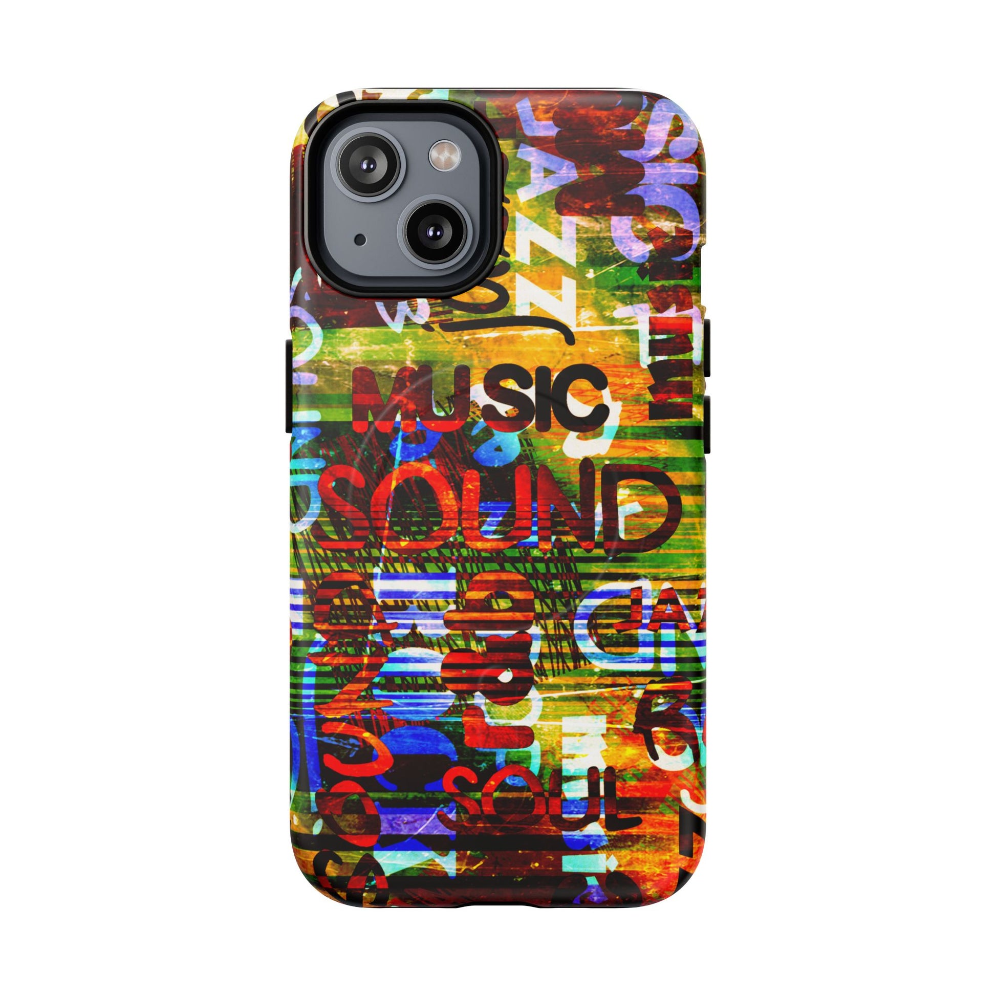 Colorful Music-Themed Phone Case (iPhone & Samsung Compatible) - FORMO