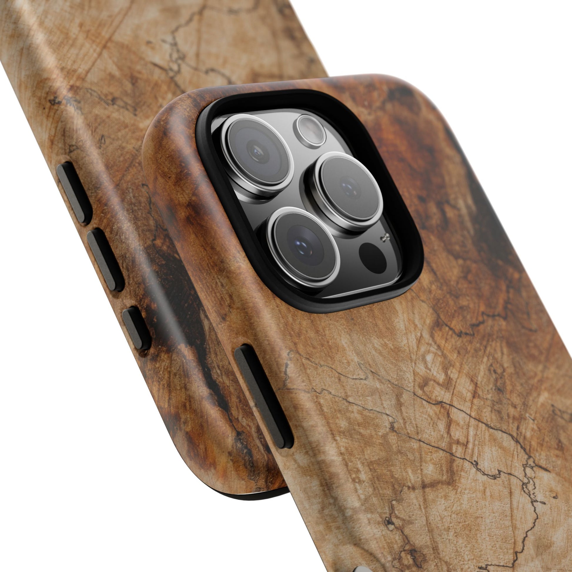 Woodland-Inspired Phone Case | Tough Cases, Natural Wood Grain Cover, Rustic Tech Accessory, Nature Lover Gift, Eco-Friendly - FORMO