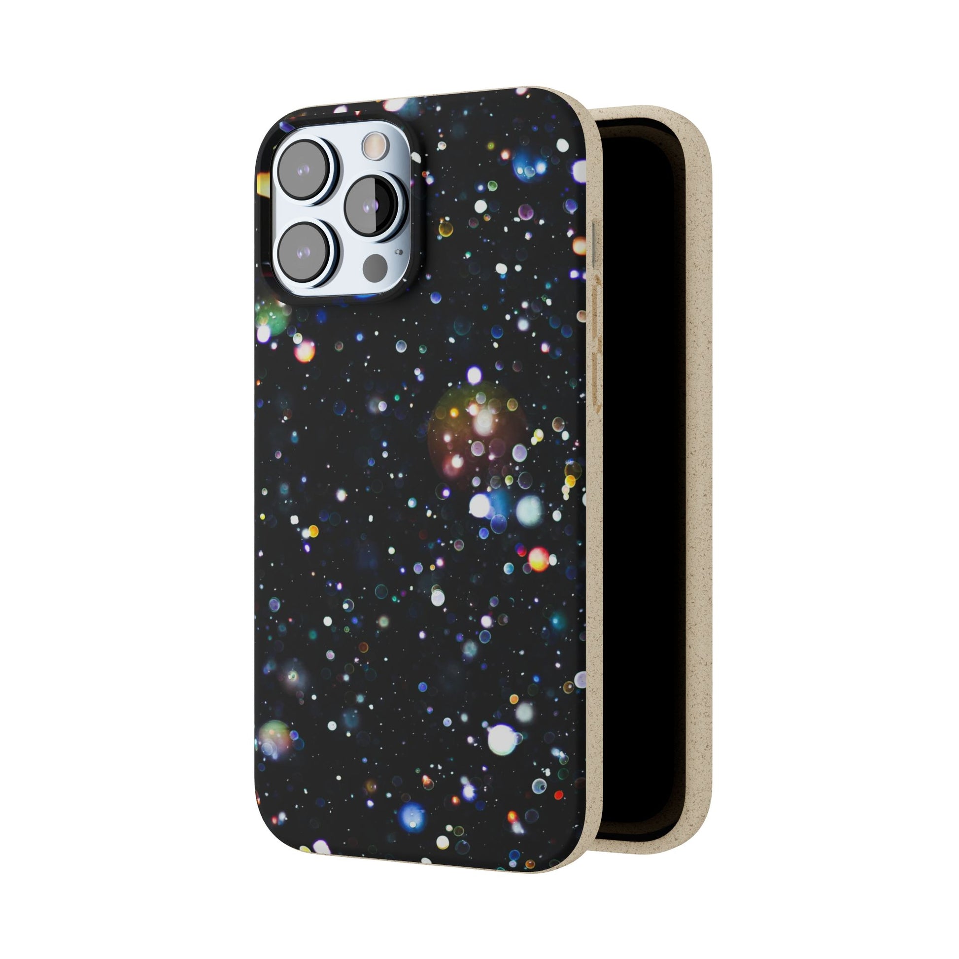 Eco-Friendly Phone Cases, Galaxy Print Biodegradable Cases, Sustainable Phone Accessories, Green Gifts for Her, Space Lover Gift - FORMO