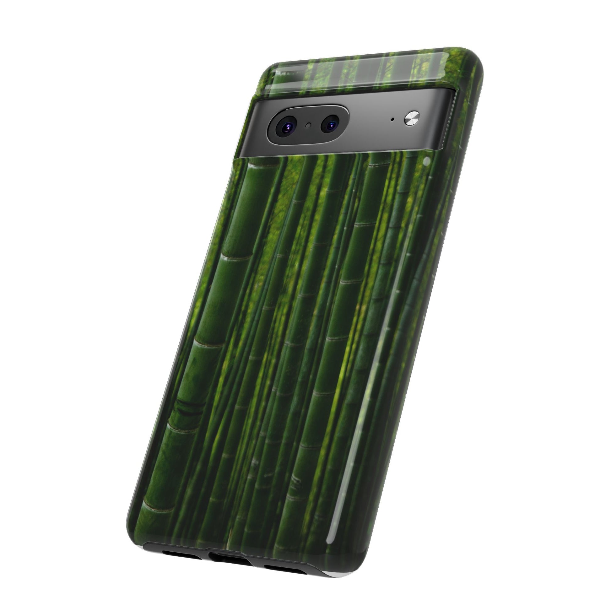 Bamboo Phone Case - Tough Cases, Nature Lover Gift, Eco-Friendly Phone Accessory, Greenery Design, Unique Smartphone Cover - FORMO