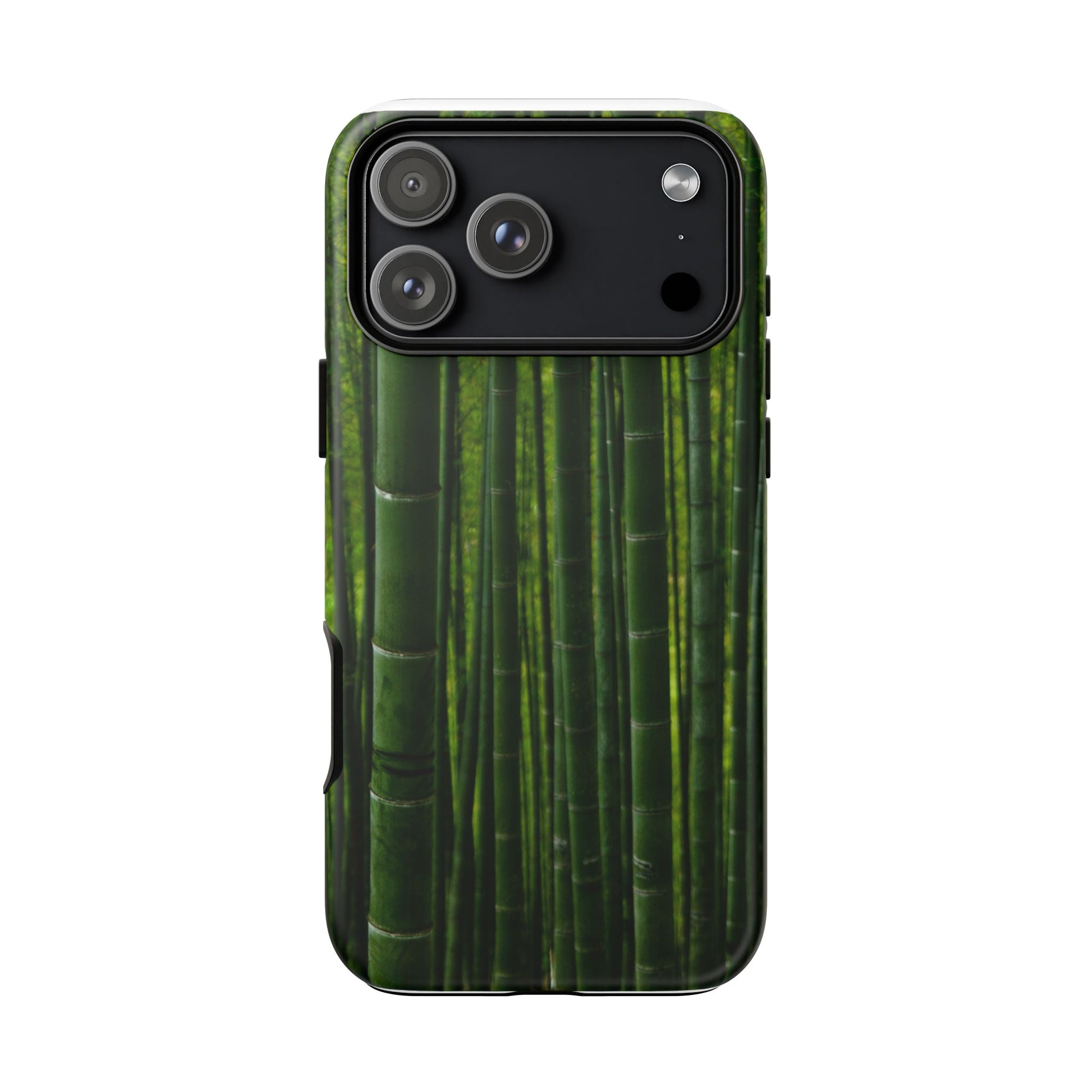 Bamboo Phone Case - Tough Cases, Nature Lover Gift, Eco-Friendly Phone Accessory, Greenery Design, Unique Smartphone Cover