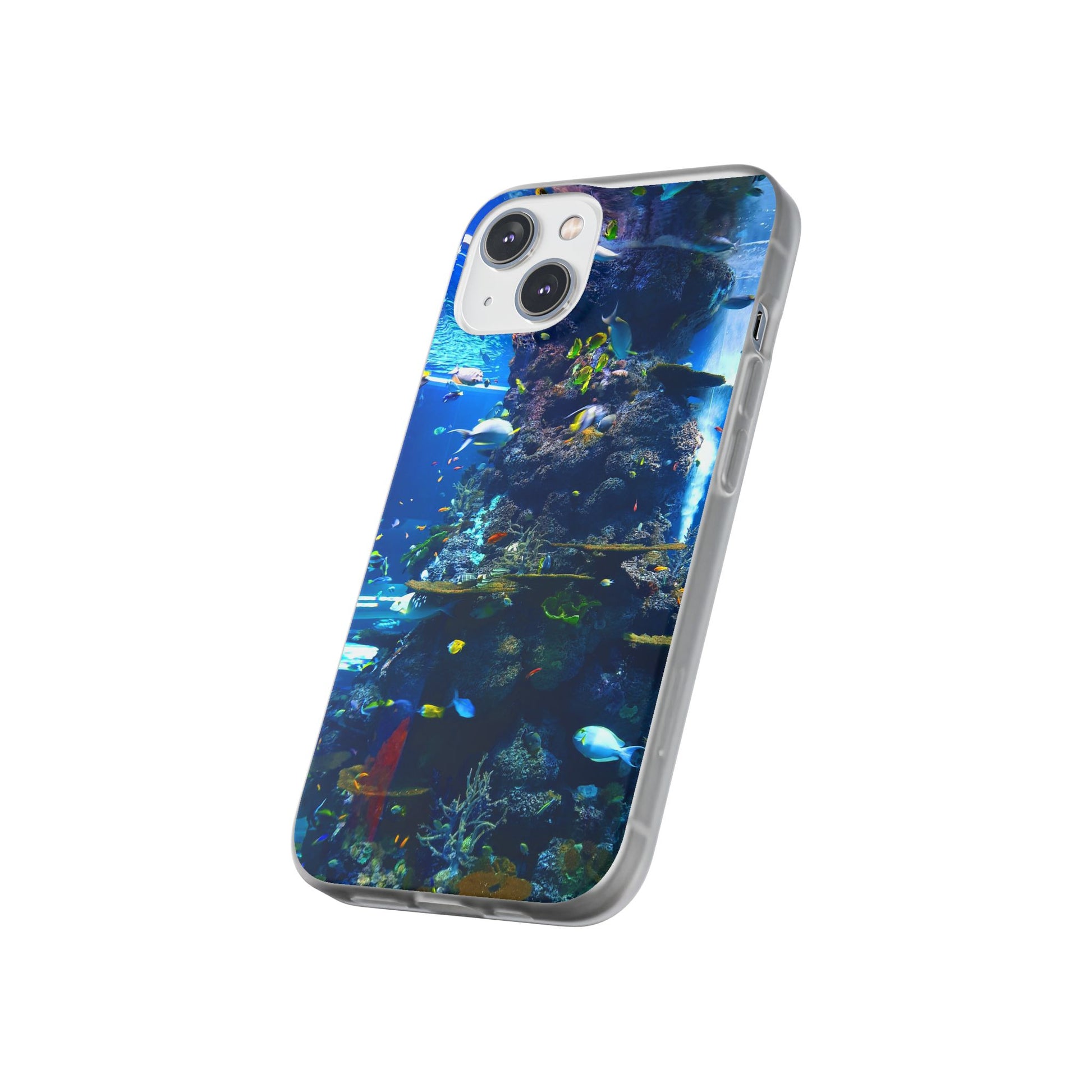 Underwater Paradise Phone Case, Flexible Mobile Cover, Ocean Lover Gift, Marine Life, Beach Decor, Sea Life Accessories - FORMO
