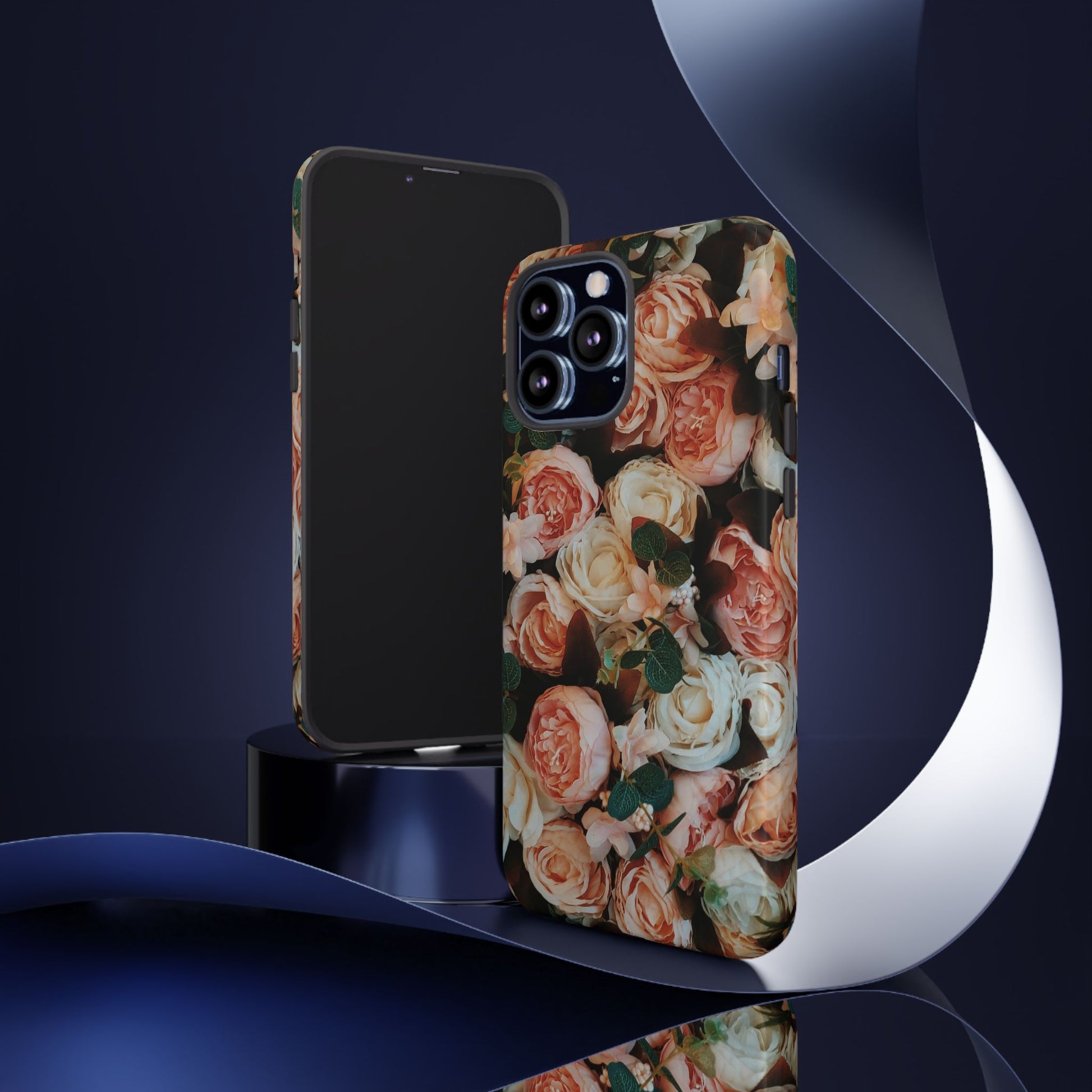 Floral Phone Case - Tough Cases, Rose Design, Floral Protection, Gift for Her, Cute Mobile Cover, Eco-Friendly Case - FORMO