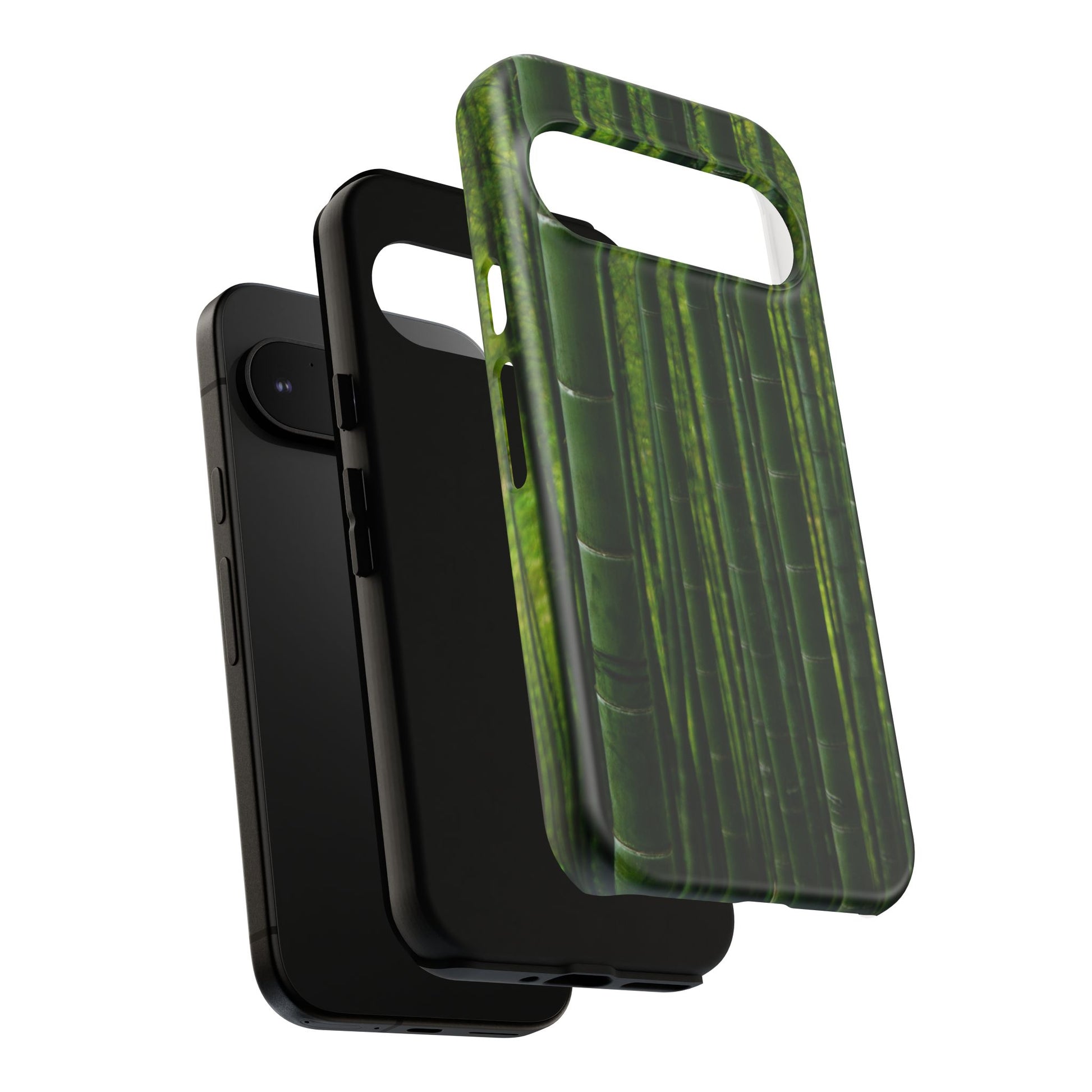 Bamboo Phone Case - Tough Cases, Nature Lover Gift, Eco-Friendly Phone Accessory, Greenery Design, Unique Smartphone Cover - FORMO