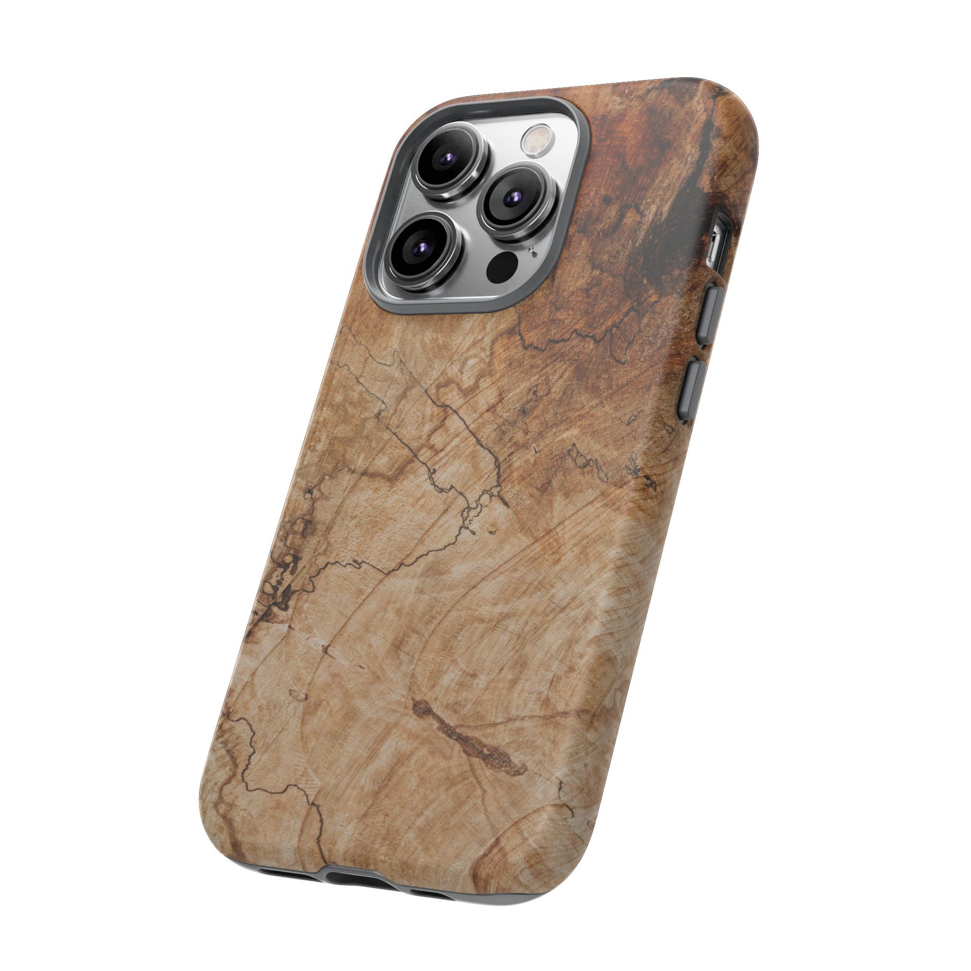 Woodland-Inspired Phone Case | Tough Cases, Natural Wood Grain Cover, Rustic Tech Accessory, Nature Lover Gift, Eco-Friendly - FORMO
