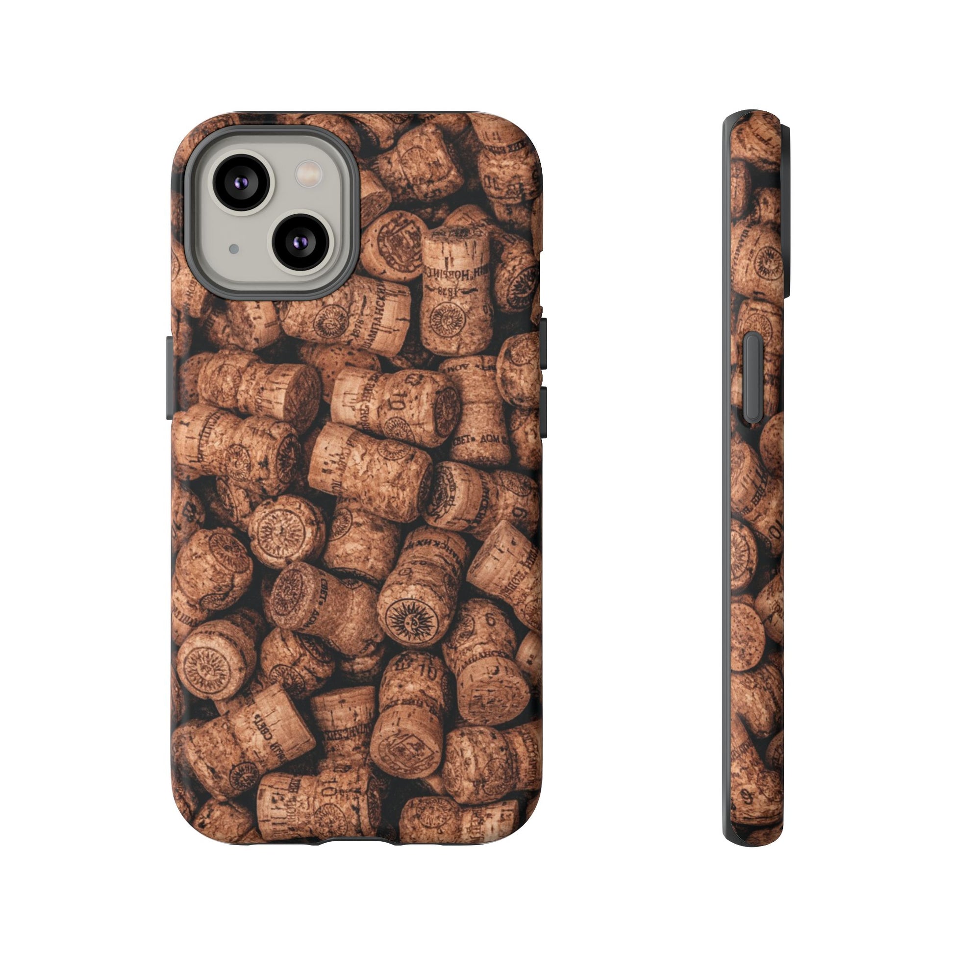 Cork Pattern Phone Case - Eco-Friendly, Vintage Style, Rustic Gifts for Wine Lovers, Housewarming, Birthday, Unique Gift - FORMO