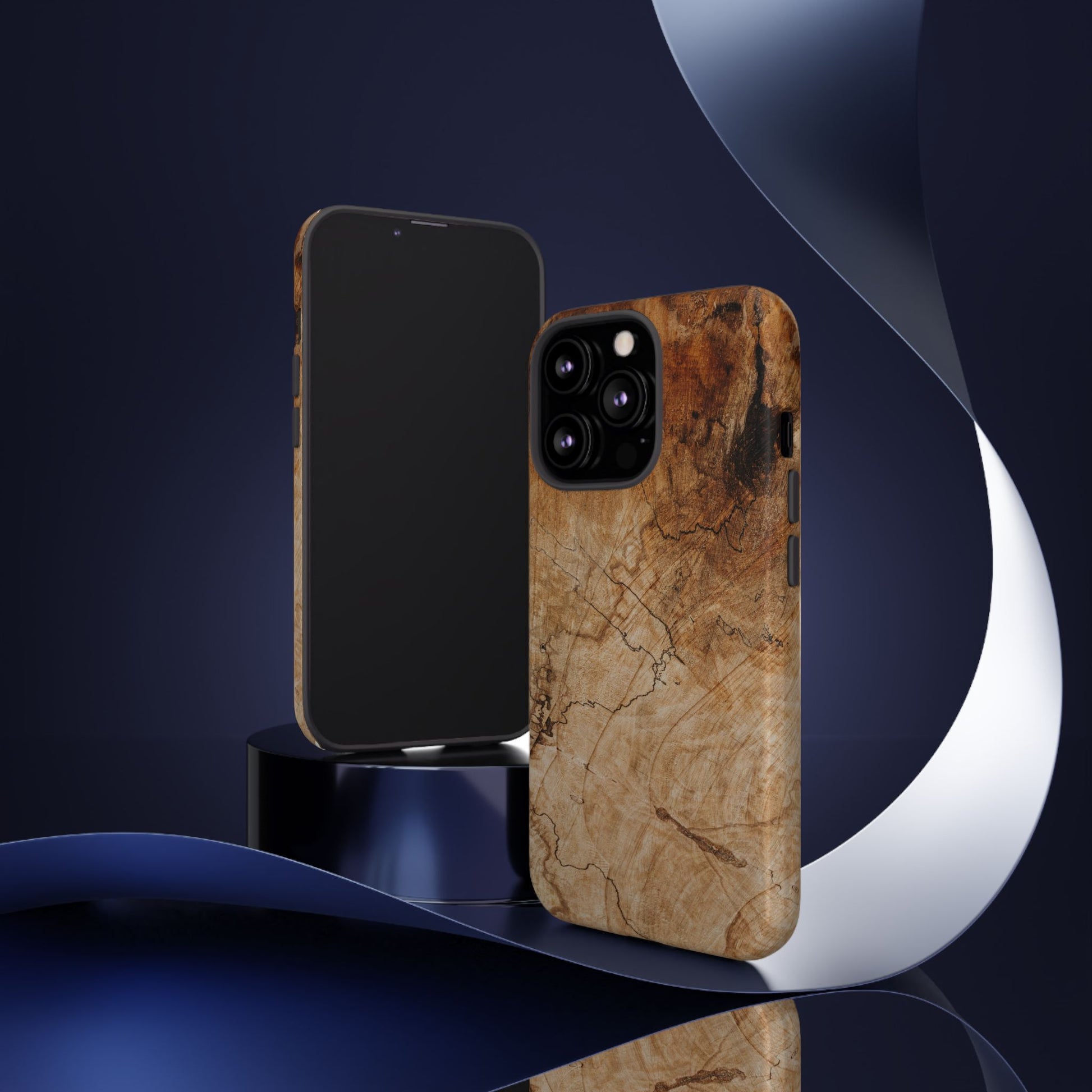 Woodland-Inspired Phone Case | Tough Cases, Natural Wood Grain Cover, Rustic Tech Accessory, Nature Lover Gift, Eco-Friendly - FORMO