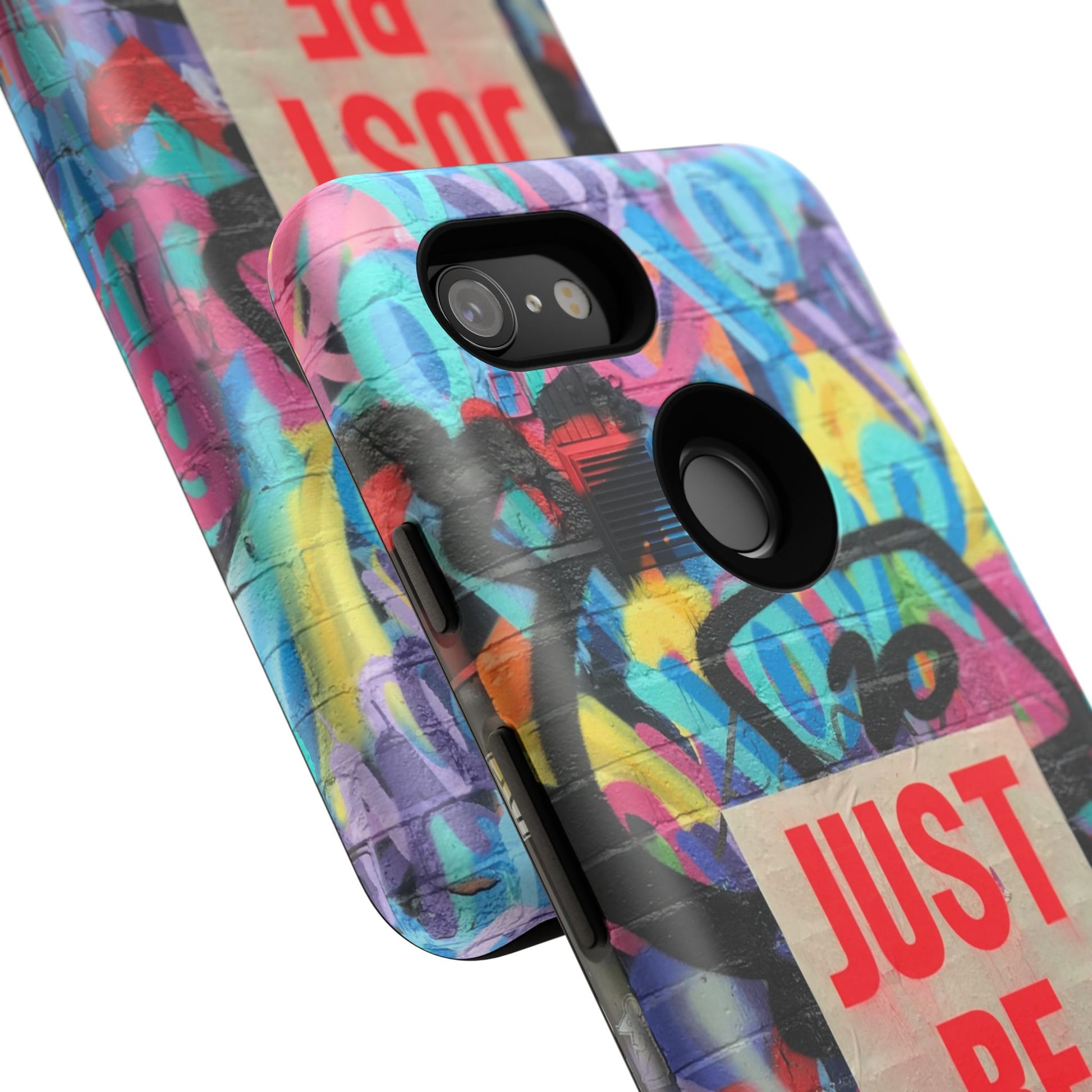 Colorful Phone Case - Just Be Nice Design, Motivational Gift, Phone Accessories, Unique Custom Case, Positive Vibe Tech Gear - FORMO
