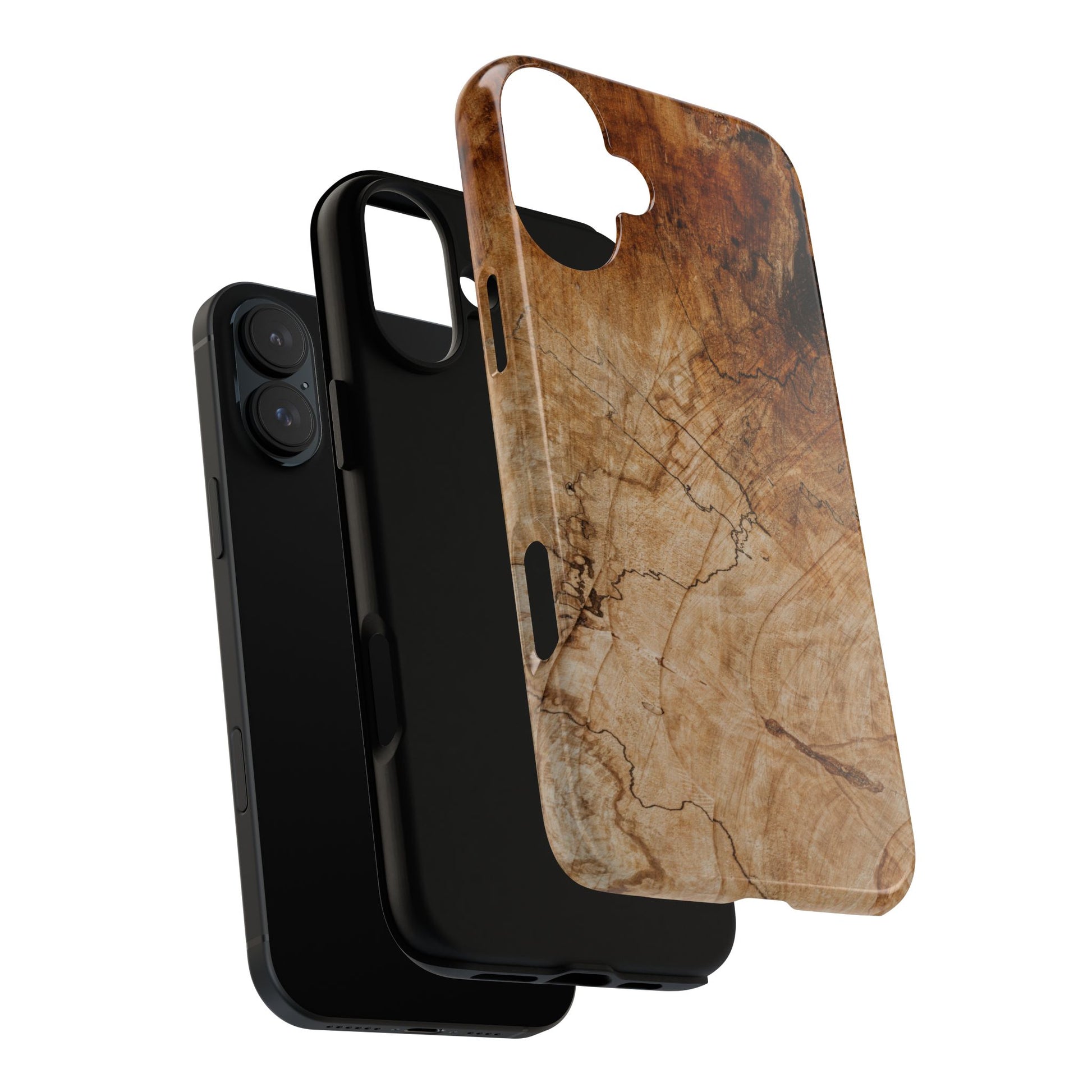 Woodland-Inspired Phone Case | Tough Cases, Natural Wood Grain Cover, Rustic Tech Accessory, Nature Lover Gift, Eco-Friendly - FORMO