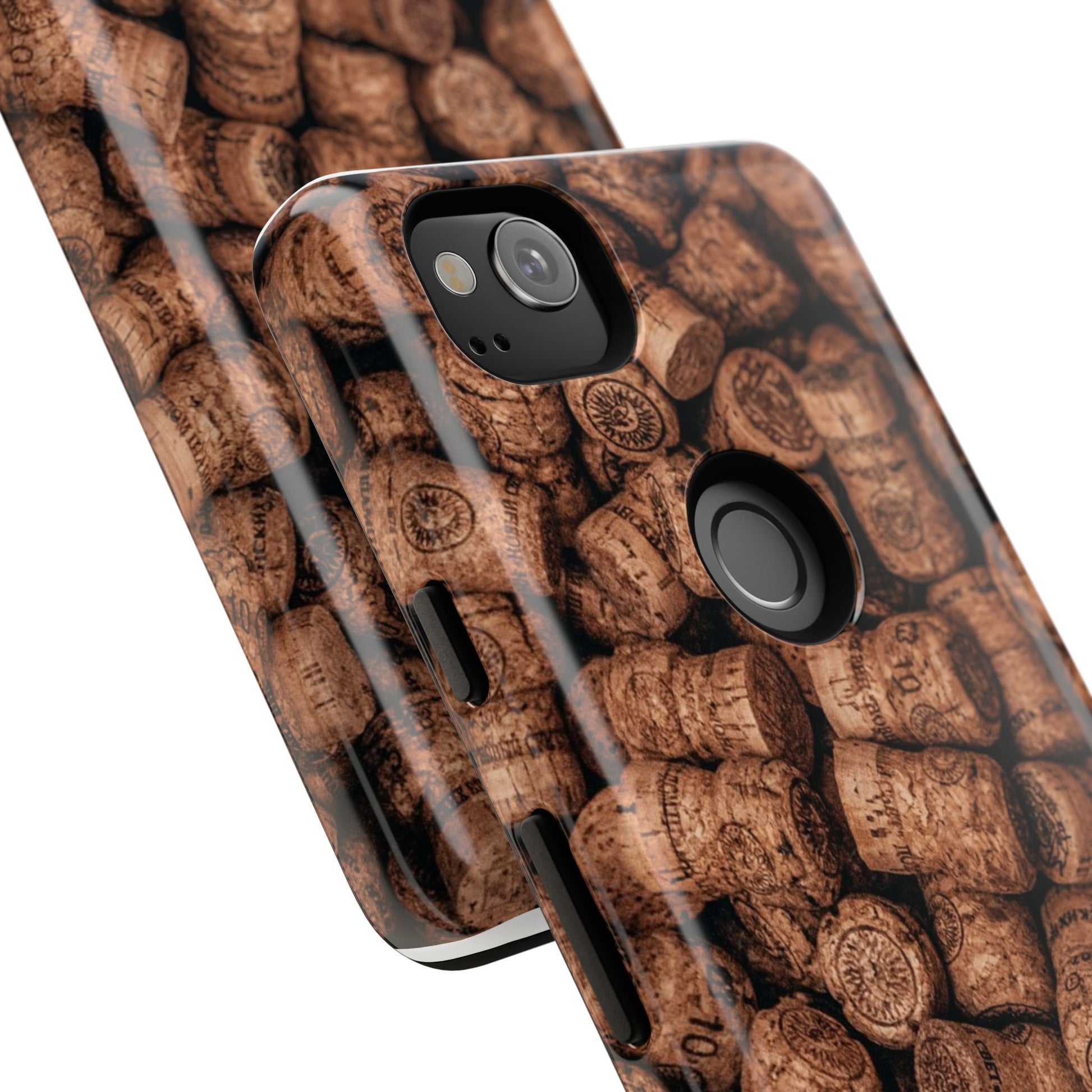 Cork Pattern Phone Case - Eco-Friendly, Vintage Style, Rustic Gifts for Wine Lovers, Housewarming, Birthday, Unique Gift - FORMO