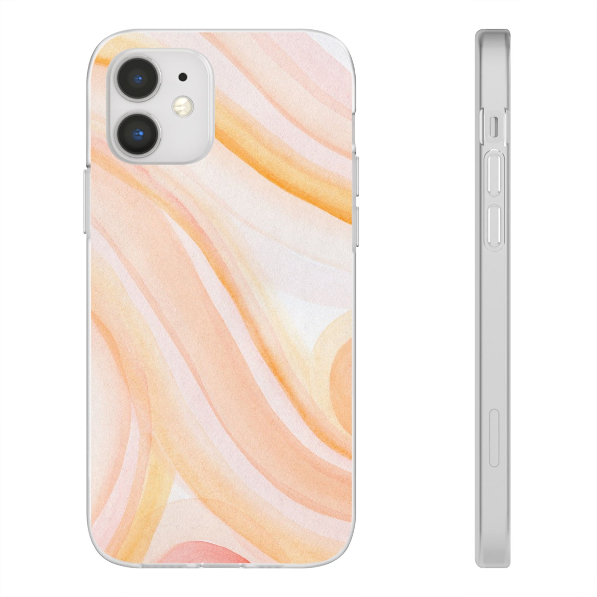 Aesthetic Phone Case, Soft Pastel Flexible Cover, Trendy Mobile Accessories, Gift for Her, Cute Phone Protection - FORMO