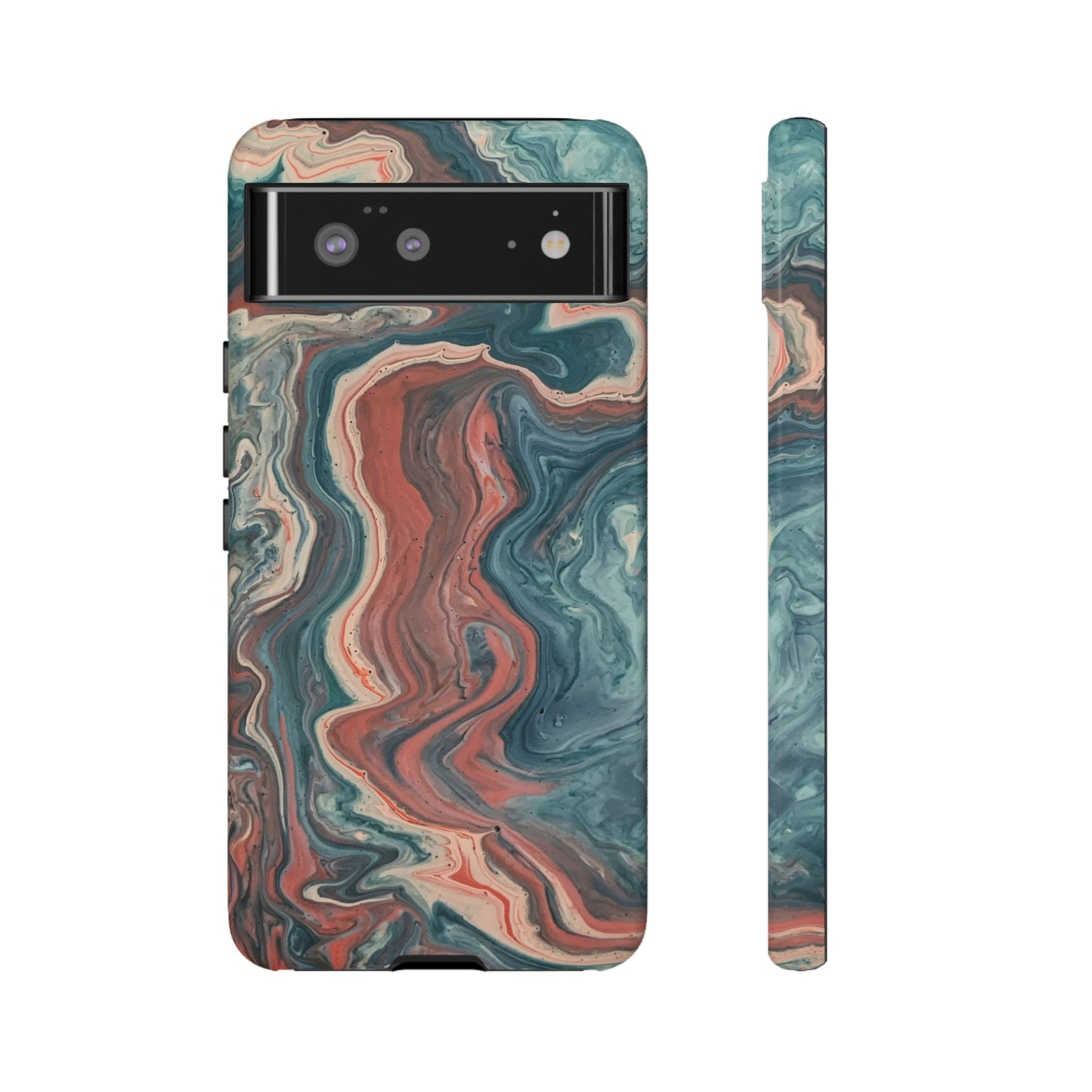 Artistic Phone Case, Tough Cases for Stylish Protection, Marble Design, Trendy Gift for Phone Lovers, Unique Cell Phone Accessory - FORMO
