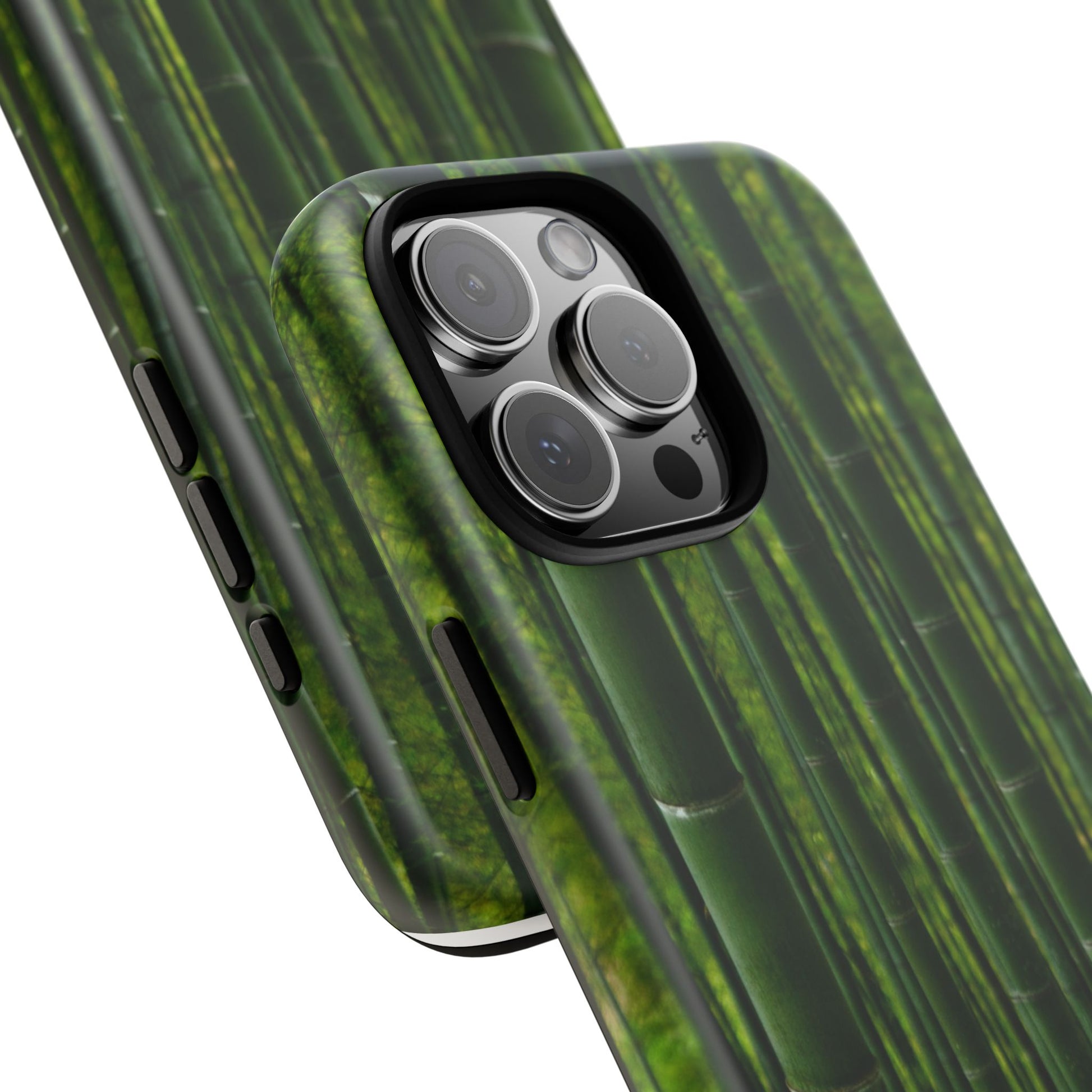 Bamboo Phone Case - Tough Cases, Nature Lover Gift, Eco-Friendly Phone Accessory, Greenery Design, Unique Smartphone Cover - FORMO