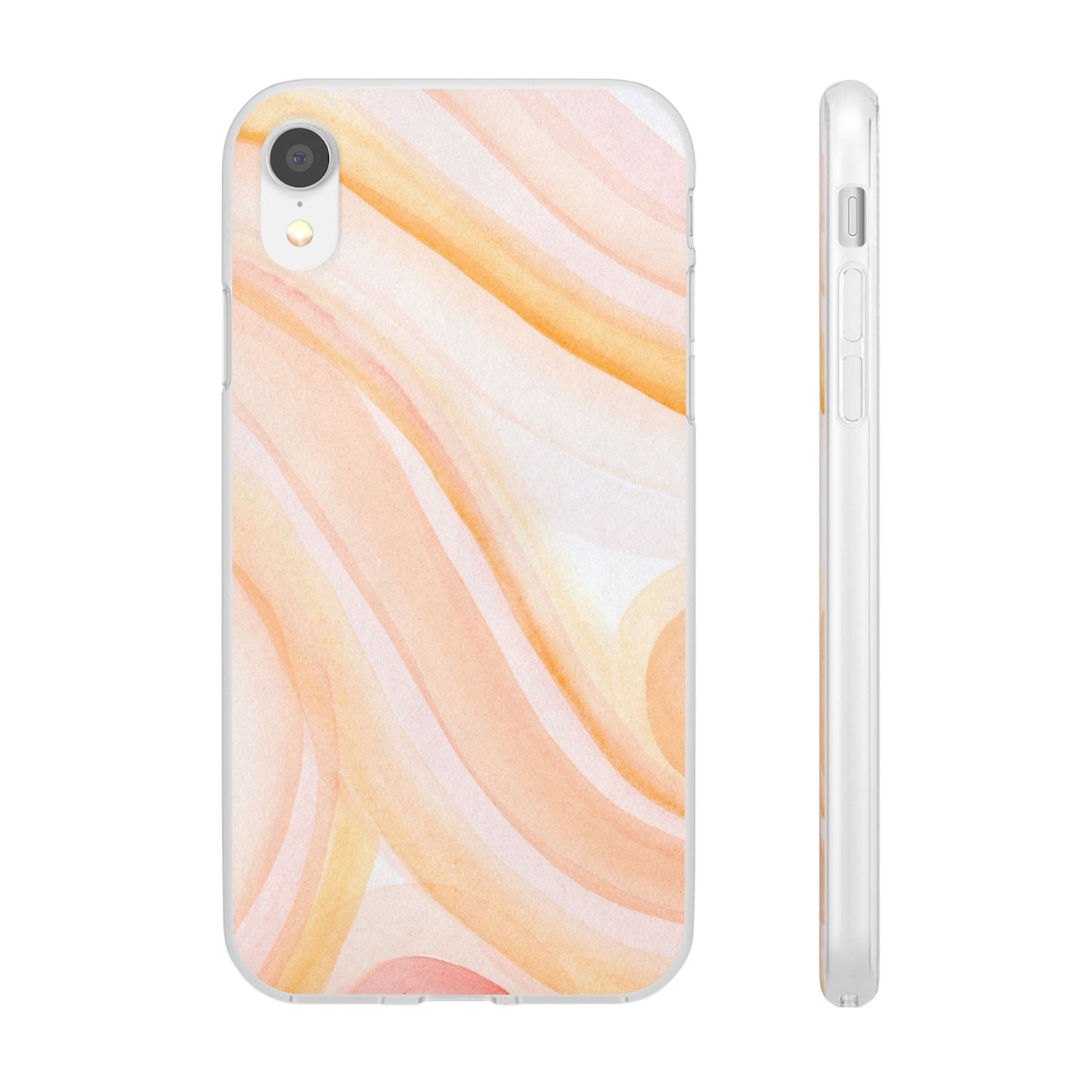 Aesthetic Phone Case, Soft Pastel Flexible Cover, Trendy Mobile Accessories, Gift for Her, Cute Phone Protection - FORMO