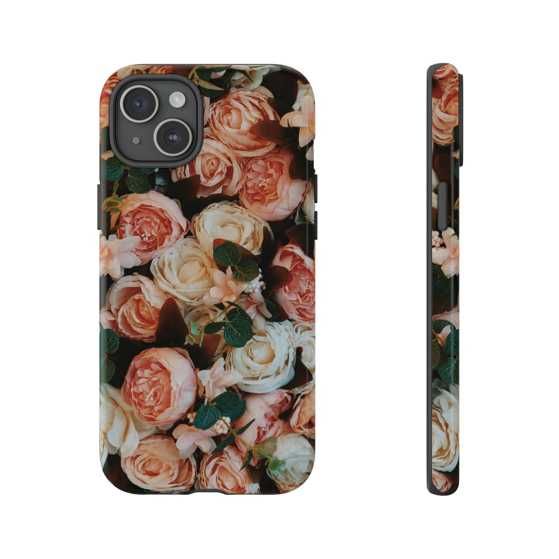 Floral Phone Case - Tough Cases, Rose Design, Floral Protection, Gift for Her, Cute Mobile Cover, Eco-Friendly Case - FORMO