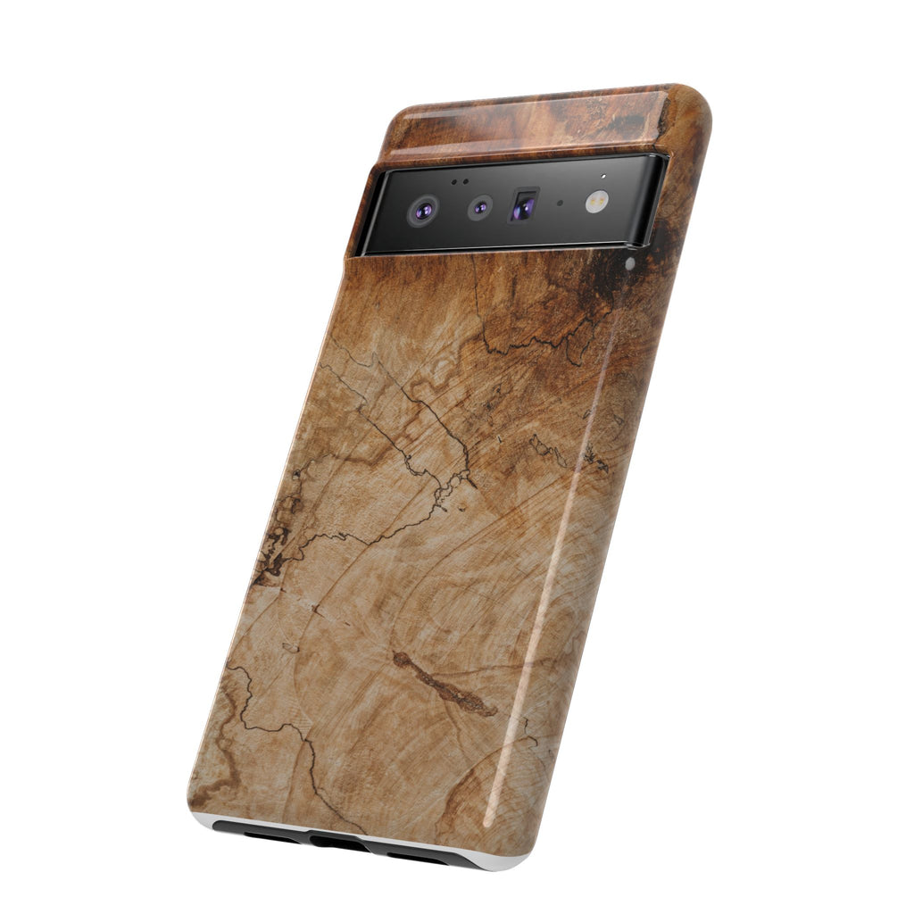 Woodland-Inspired Phone Case | Tough Cases, Natural Wood Grain Cover, Rustic Tech Accessory, Nature Lover Gift, Eco-Friendly - FORMO