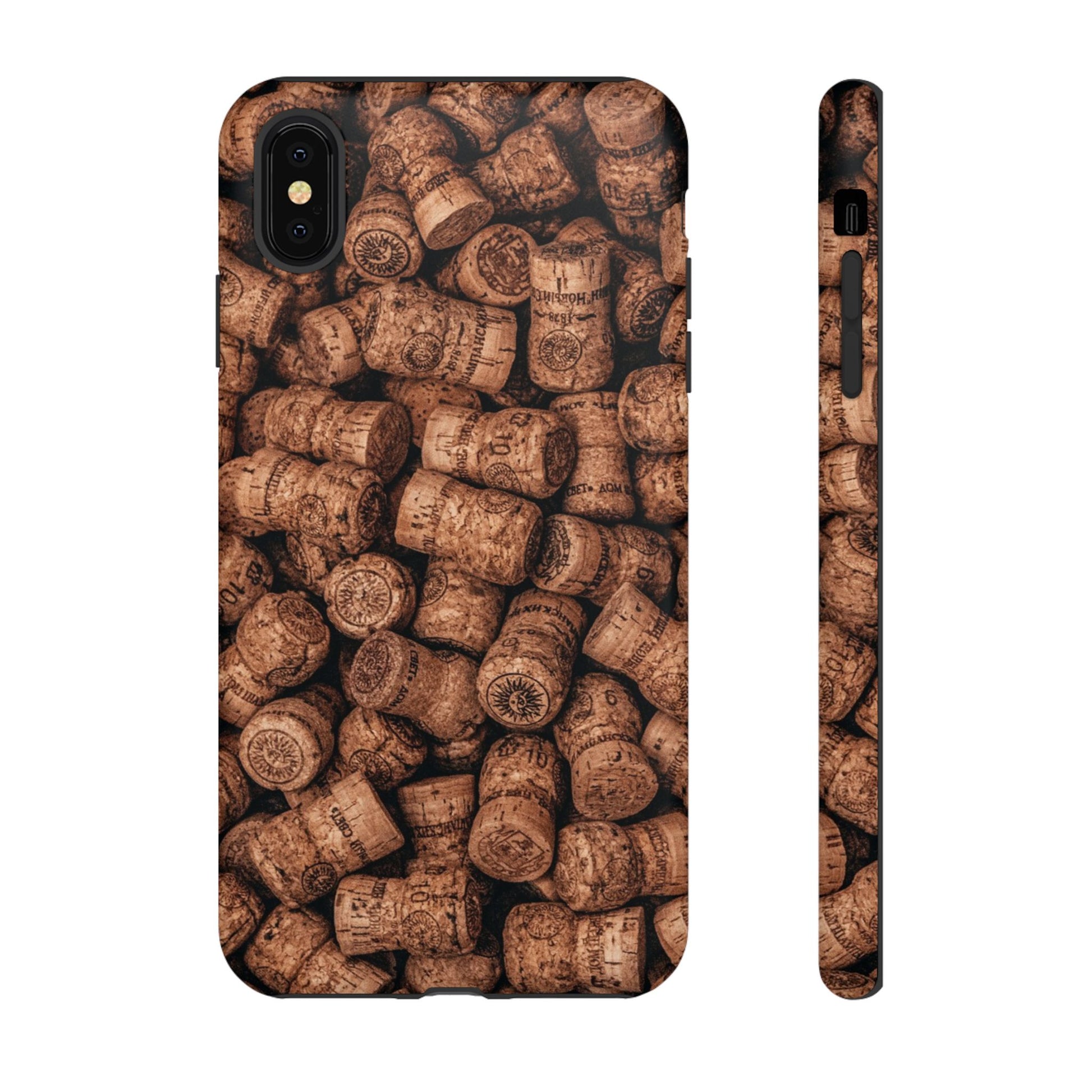 Cork Pattern Phone Case - Eco-Friendly, Vintage Style, Rustic Gifts for Wine Lovers, Housewarming, Birthday, Unique Gift - FORMO