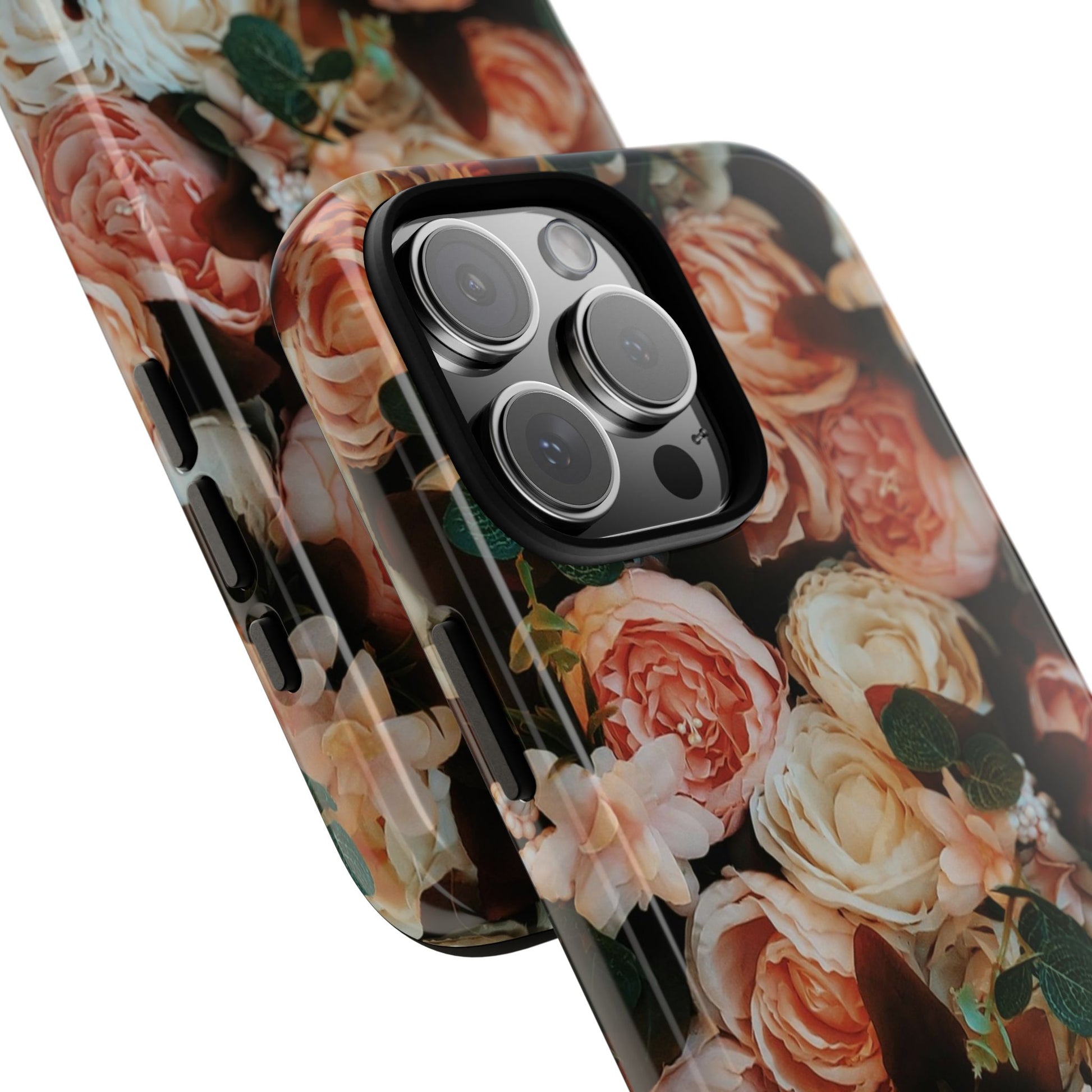 Floral Phone Case - Tough Cases, Rose Design, Floral Protection, Gift for Her, Cute Mobile Cover, Eco-Friendly Case - FORMO