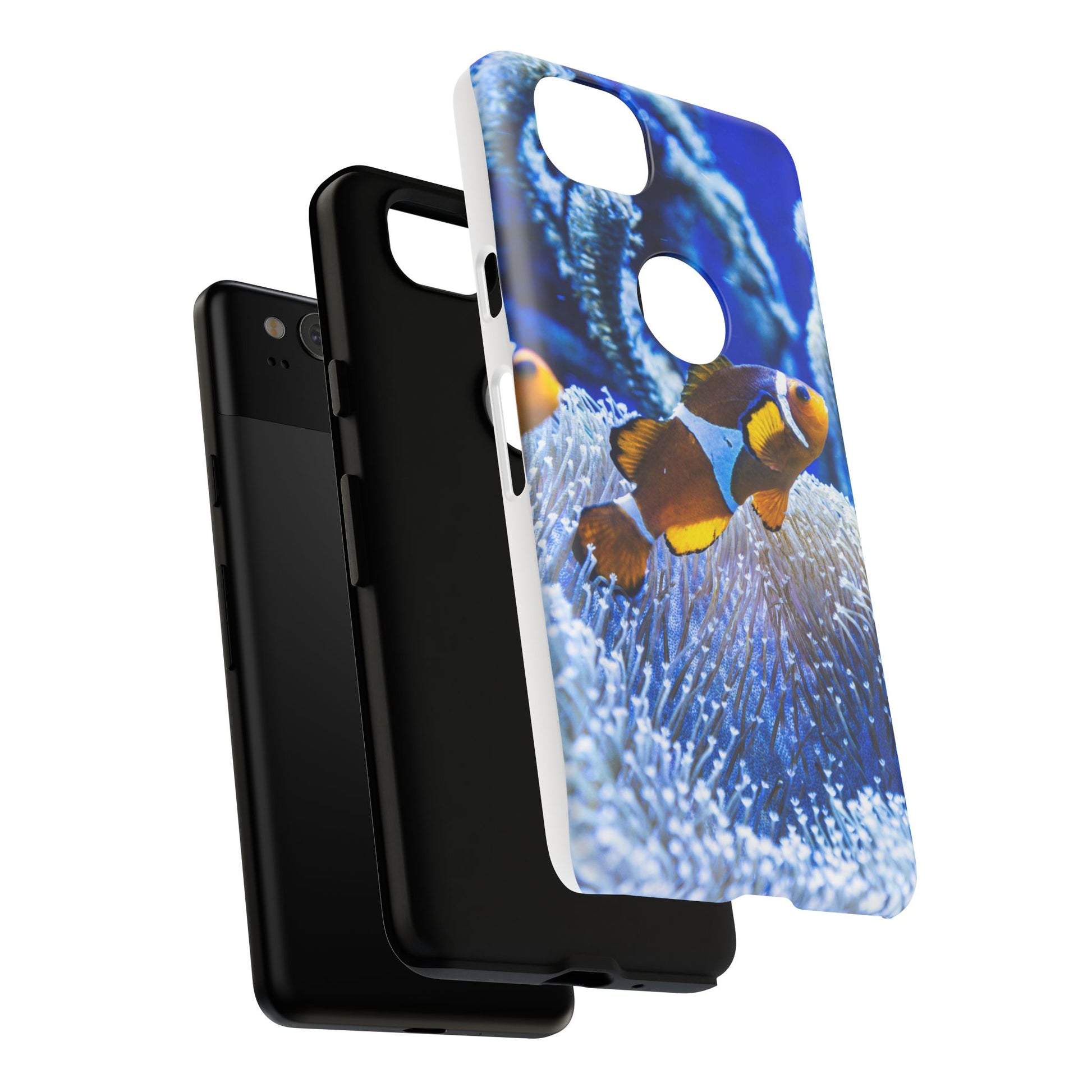 Colorful Marine Life Phone Case, Fish Case, Ocean Lover Gift, Underwater Art, Unique Phone Cover, Tough Phone Protector - FORMO