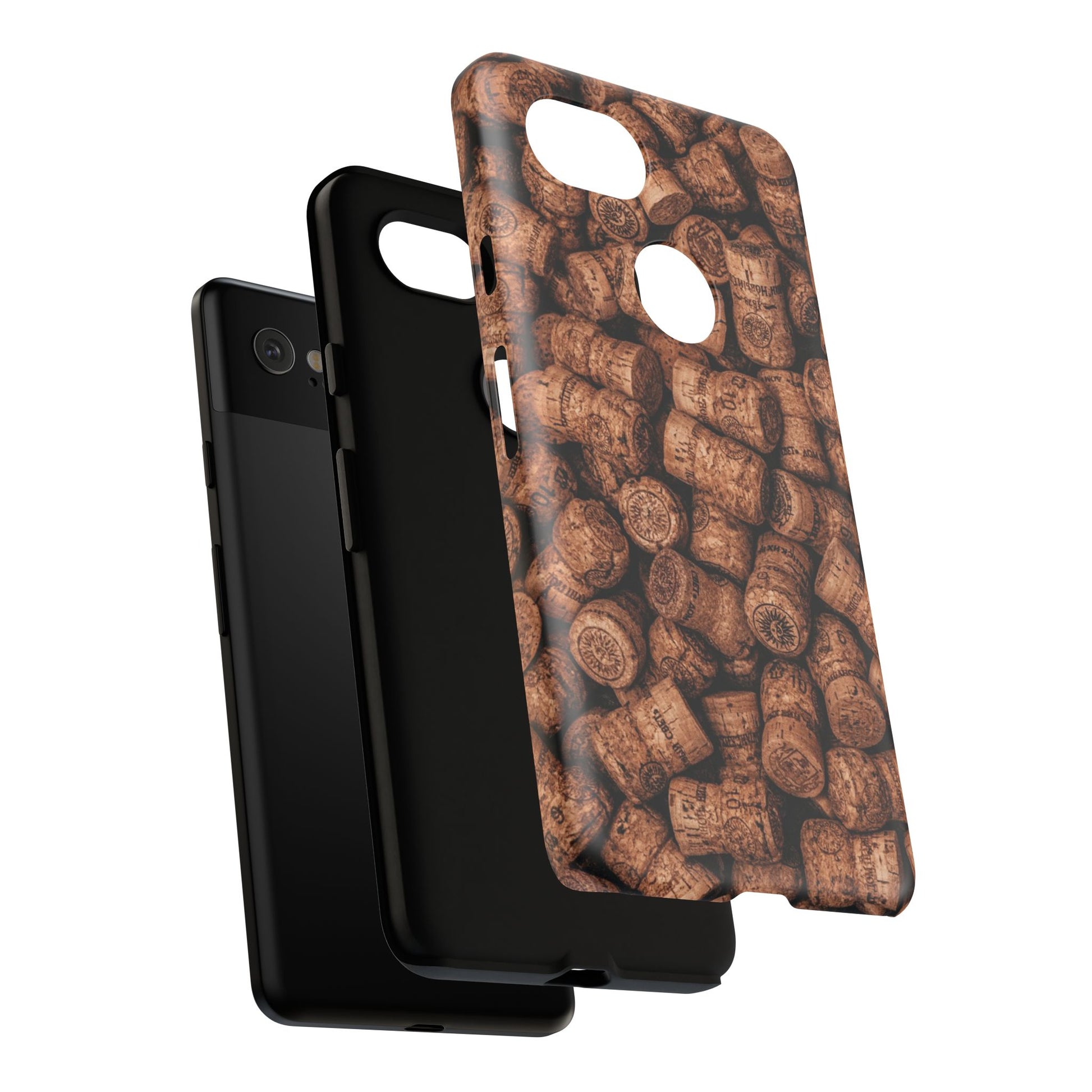 Cork Pattern Phone Case - Eco-Friendly, Vintage Style, Rustic Gifts for Wine Lovers, Housewarming, Birthday, Unique Gift - FORMO