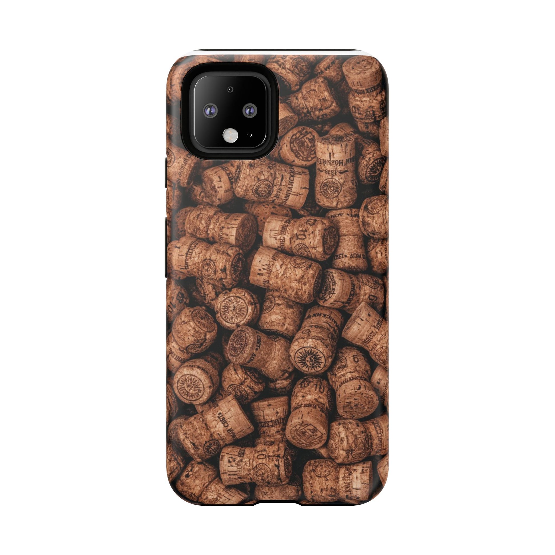 Cork Pattern Phone Case - Eco-Friendly, Vintage Style, Rustic Gifts for Wine Lovers, Housewarming, Birthday, Unique Gift - FORMO