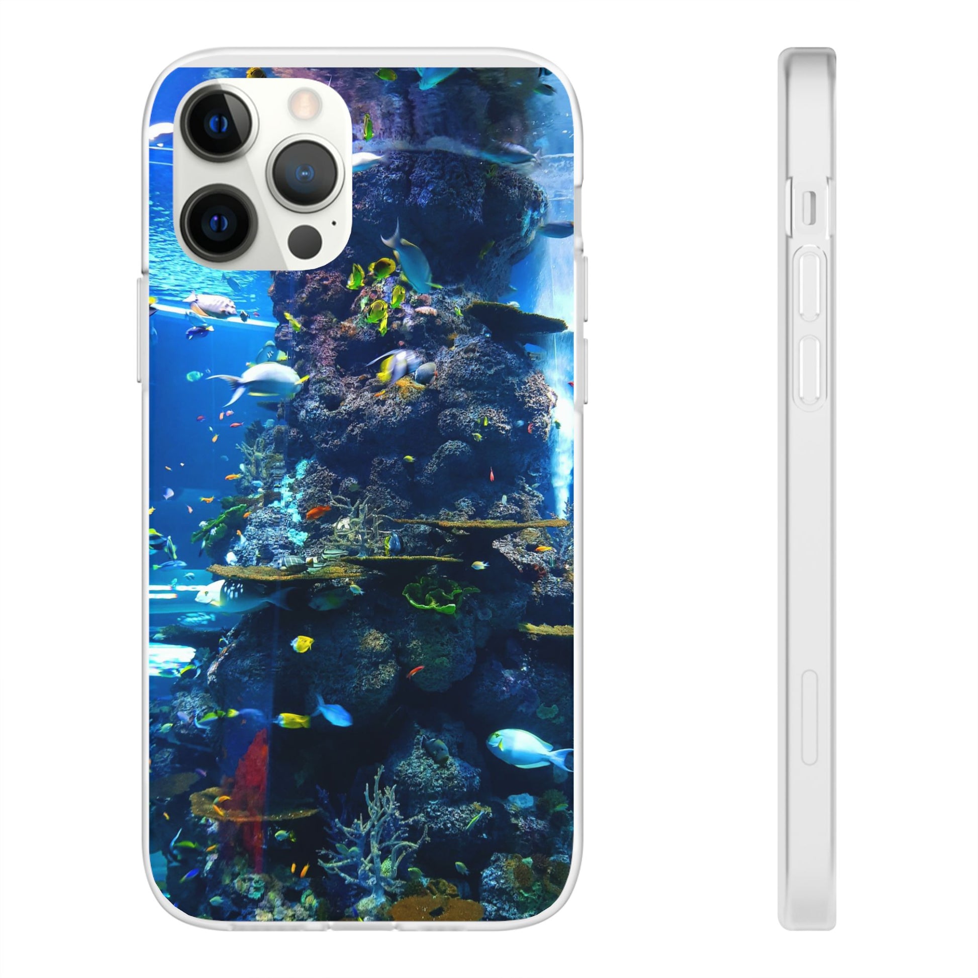 Underwater Paradise Phone Case, Flexible Mobile Cover, Ocean Lover Gift, Marine Life, Beach Decor, Sea Life Accessories - FORMO