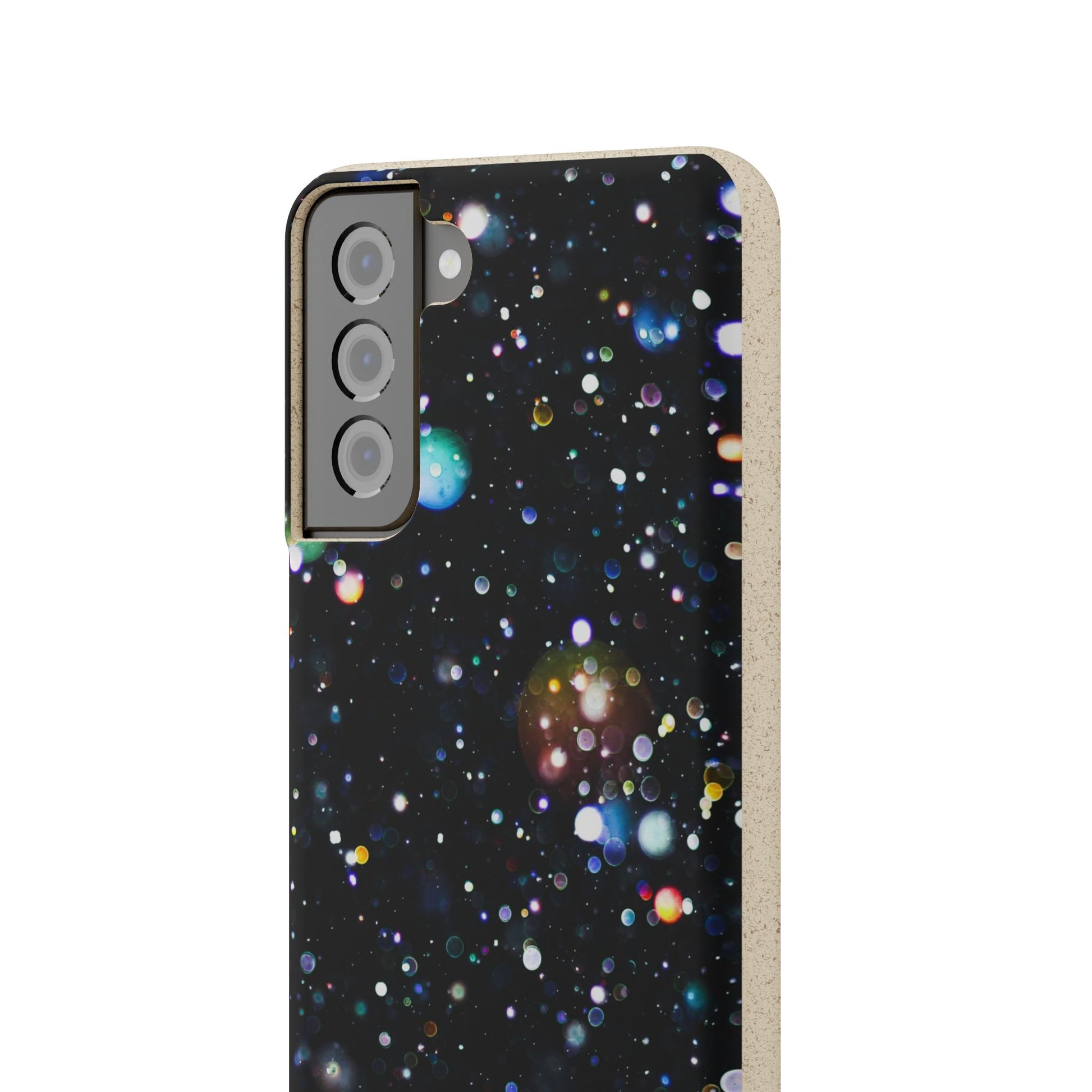 Eco-Friendly Phone Cases, Galaxy Print Biodegradable Cases, Sustainable Phone Accessories, Green Gifts for Her, Space Lover Gift - FORMO