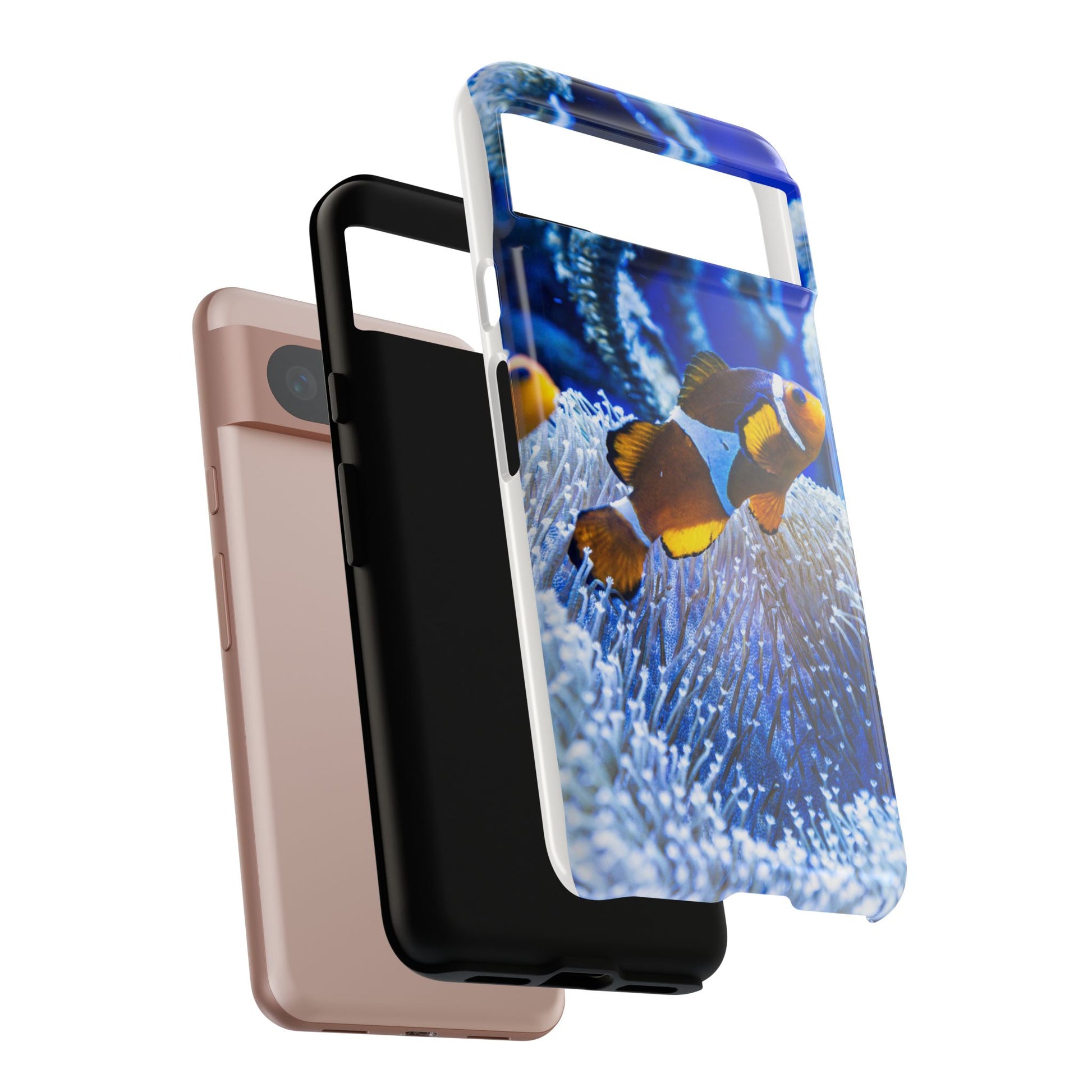 Colorful Marine Life Phone Case, Fish Case, Ocean Lover Gift, Underwater Art, Unique Phone Cover, Tough Phone Protector - FORMO