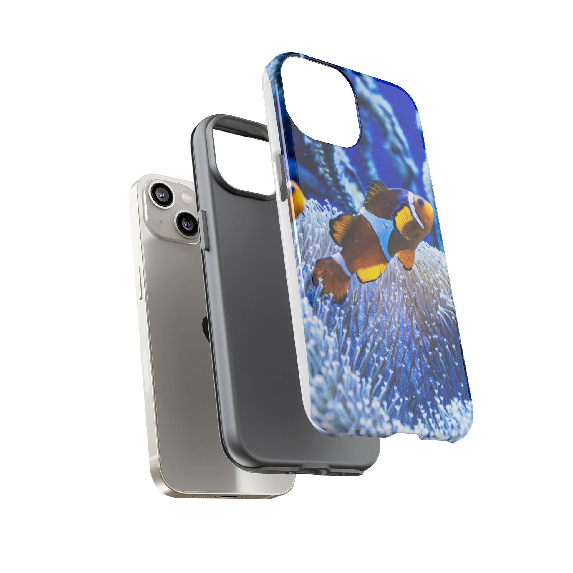 Colorful Marine Life Phone Case, Fish Case, Ocean Lover Gift, Underwater Art, Unique Phone Cover, Tough Phone Protector - FORMO
