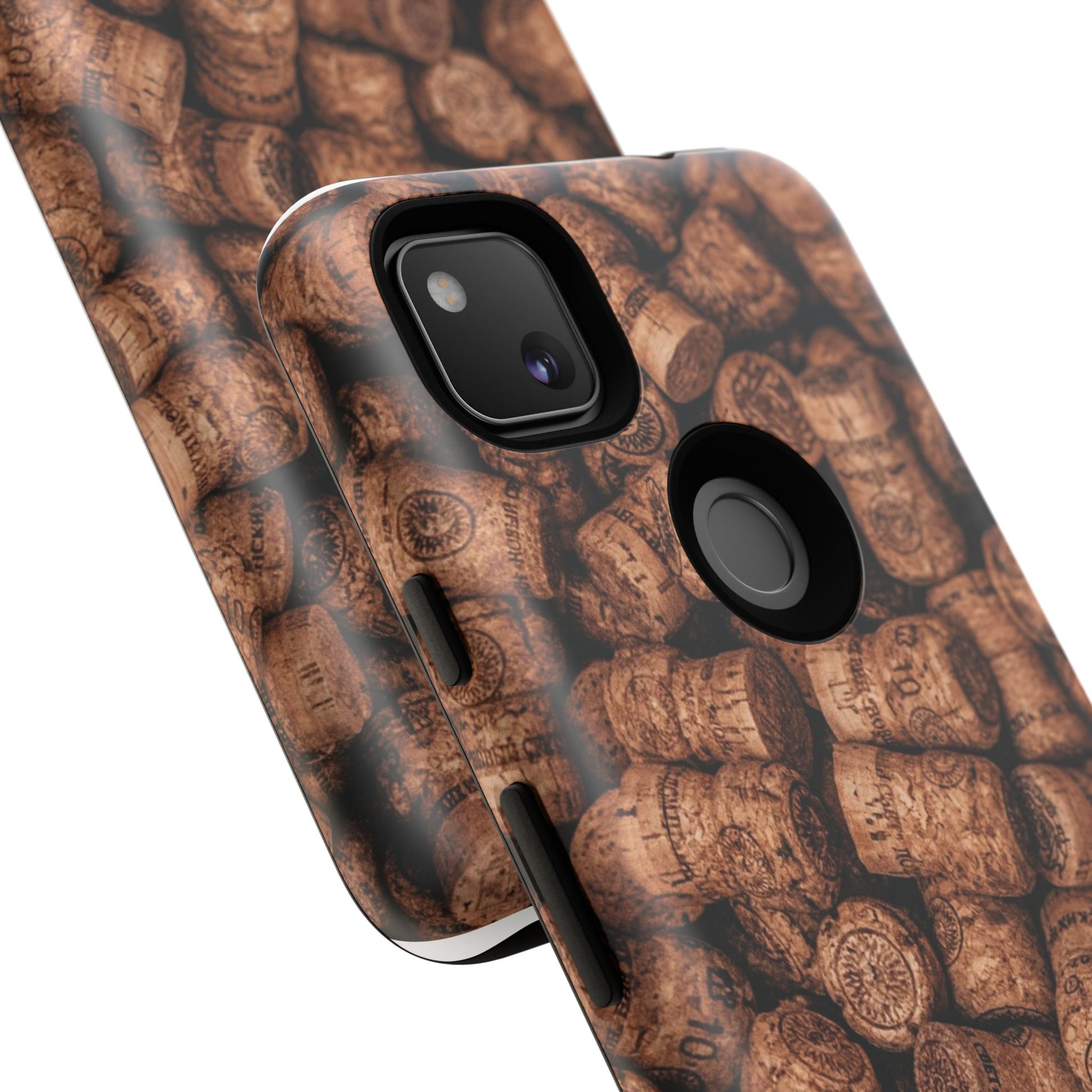 Cork Pattern Phone Case - Eco-Friendly, Vintage Style, Rustic Gifts for Wine Lovers, Housewarming, Birthday, Unique Gift - FORMO