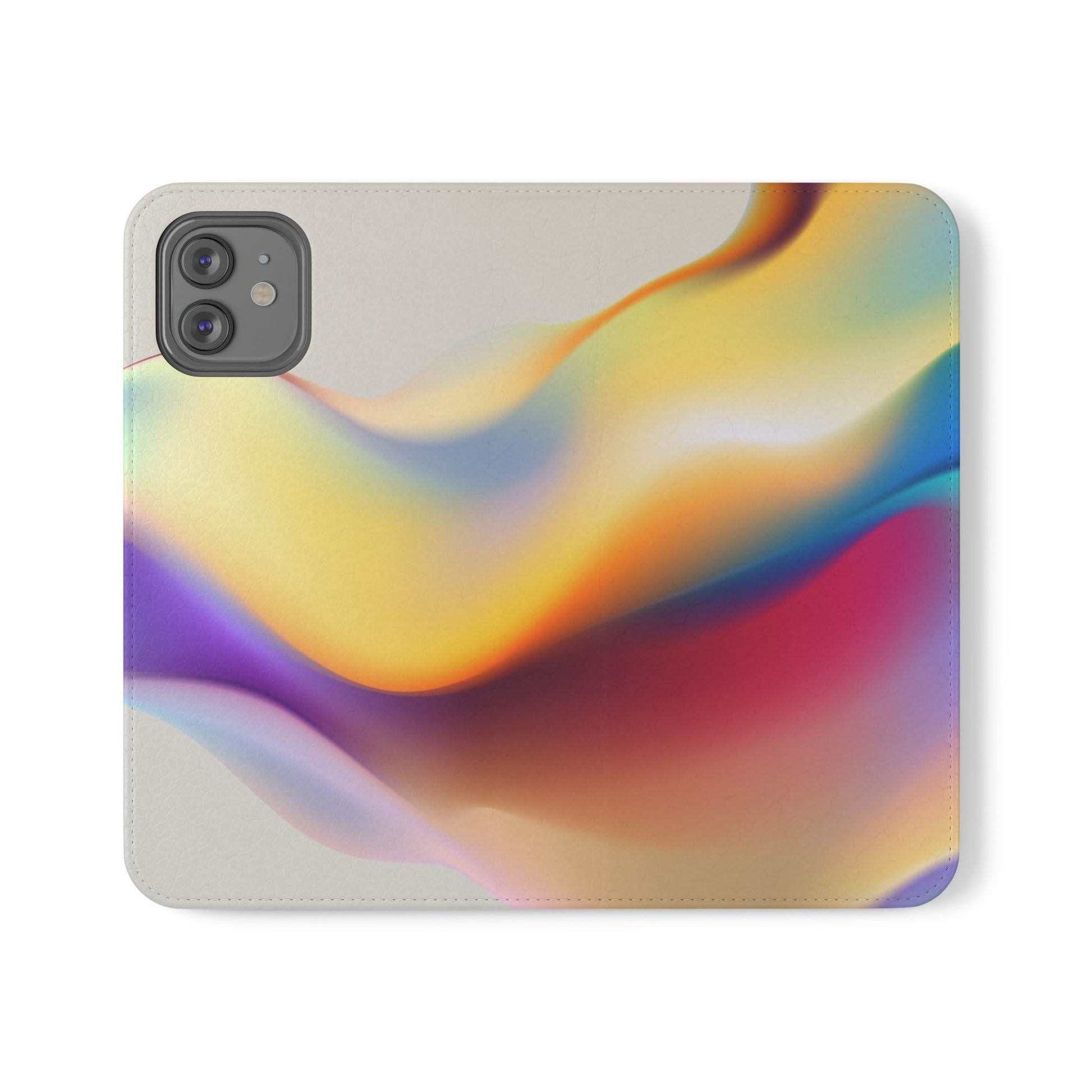 Abstract Gradient Wave Phone Wallet Case (iPhone & Samsung Compatible) - FORMO