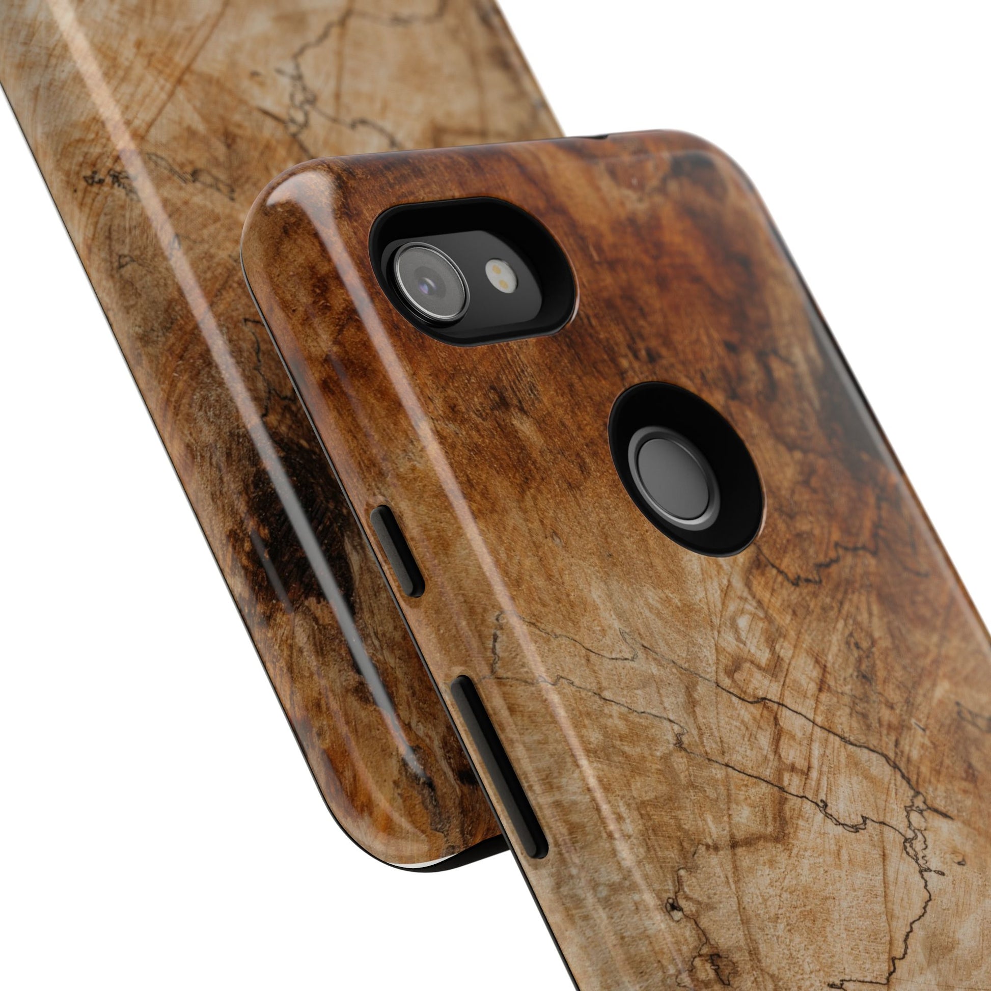 Woodland-Inspired Phone Case | Tough Cases, Natural Wood Grain Cover, Rustic Tech Accessory, Nature Lover Gift, Eco-Friendly - FORMO