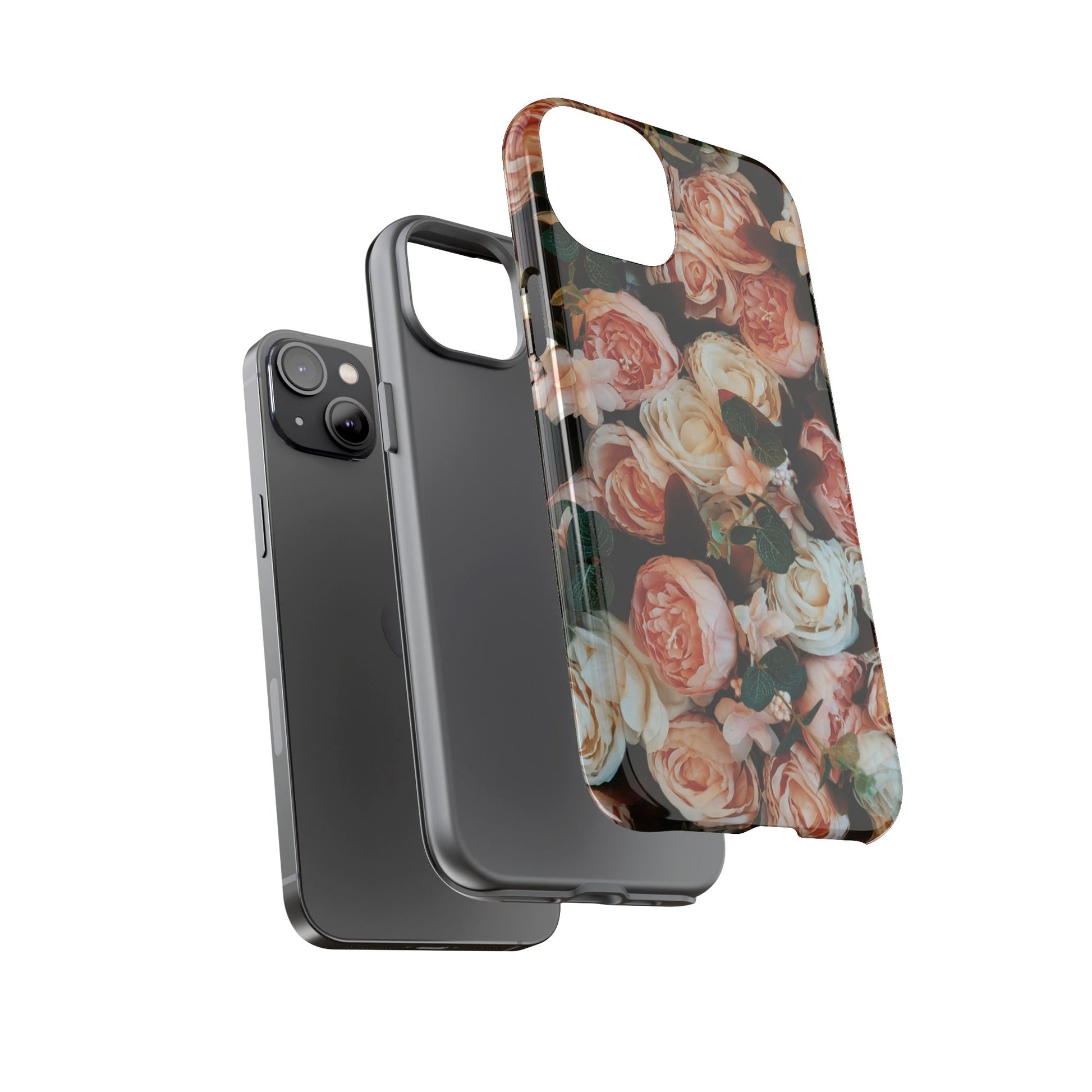 Floral Phone Case - Tough Cases, Rose Design, Floral Protection, Gift for Her, Cute Mobile Cover, Eco-Friendly Case - FORMO
