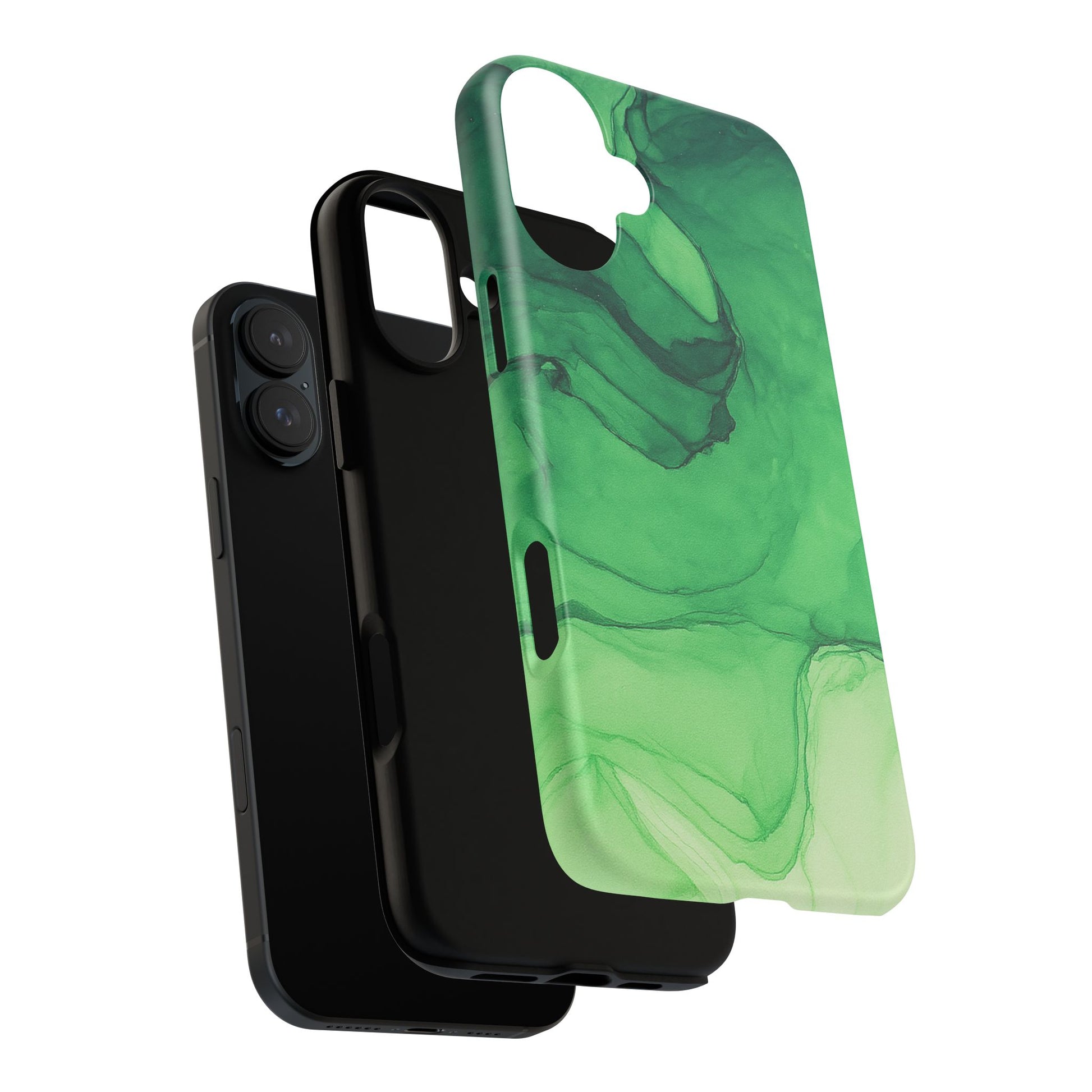 Stylish Phone Case for Nature Lovers, Tough Cases, Green Marble Design, Organic Aesthetic, Unique Gift, Eco-friendly Accessories