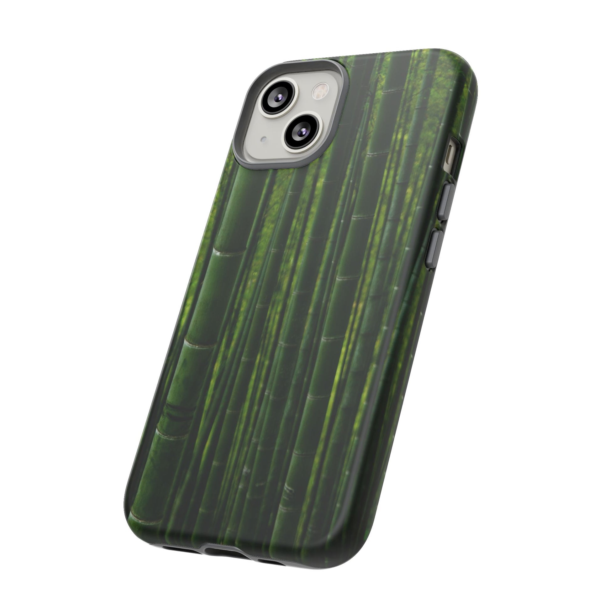 Bamboo Phone Case - Tough Cases, Nature Lover Gift, Eco-Friendly Phone Accessory, Greenery Design, Unique Smartphone Cover - FORMO