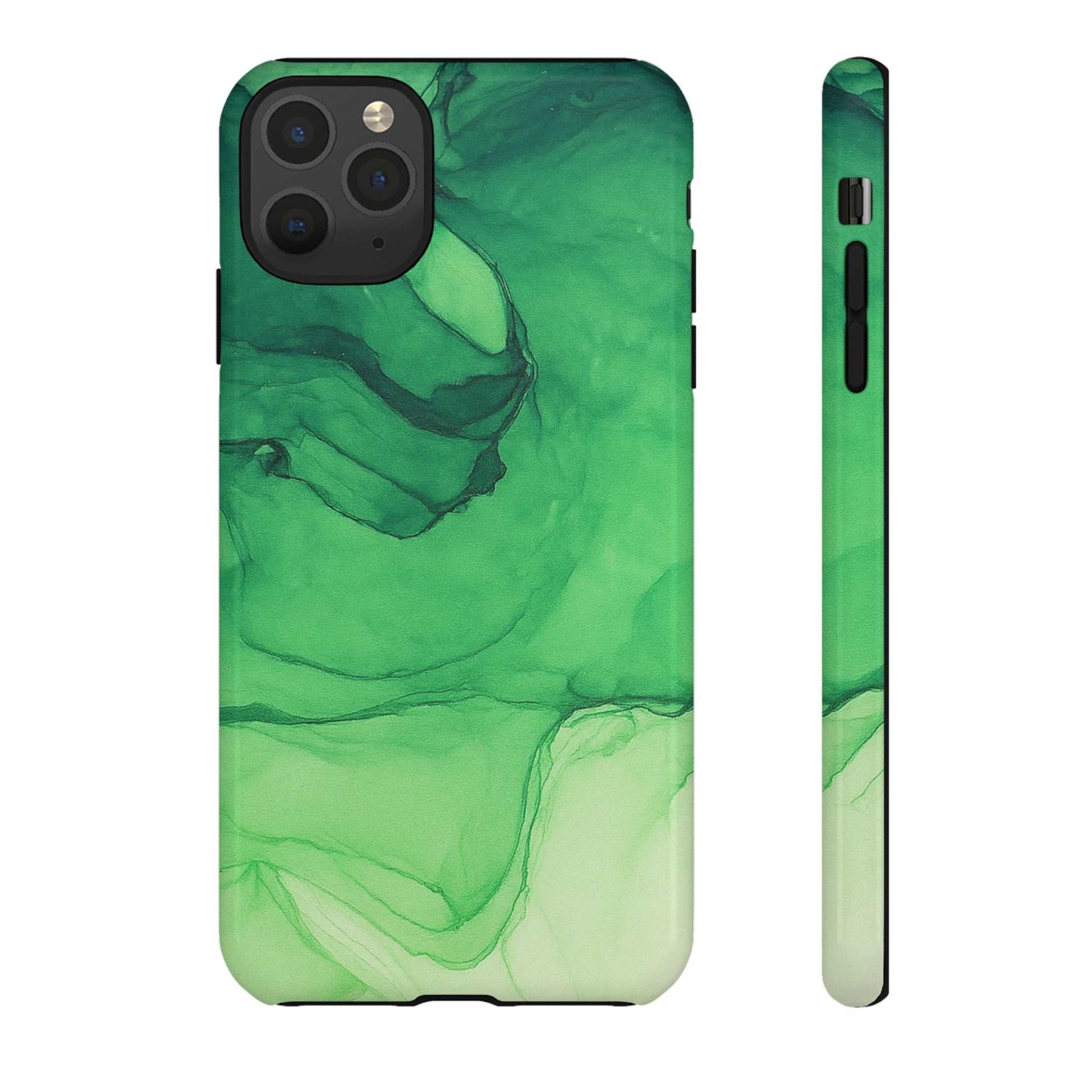 Stylish Phone Case for Nature Lovers, Tough Cases, Green Marble Design, Organic Aesthetic, Unique Gift, Eco-friendly Accessories