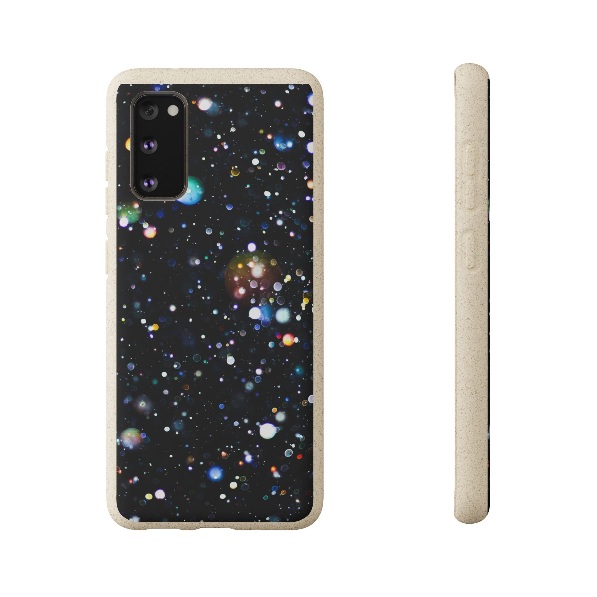 Eco-Friendly Phone Cases, Galaxy Print Biodegradable Cases, Sustainable Phone Accessories, Green Gifts for Her, Space Lover Gift - FORMO