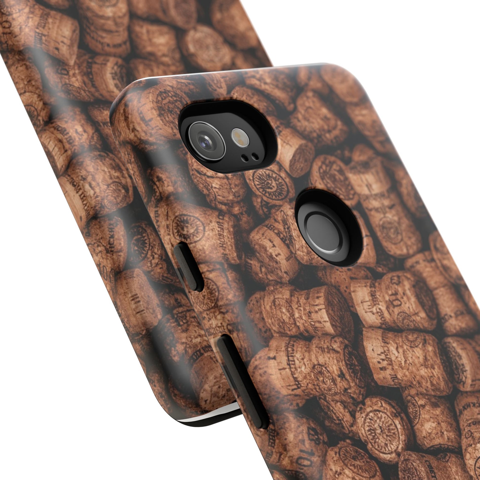 Cork Pattern Phone Case - Eco-Friendly, Vintage Style, Rustic Gifts for Wine Lovers, Housewarming, Birthday, Unique Gift - FORMO
