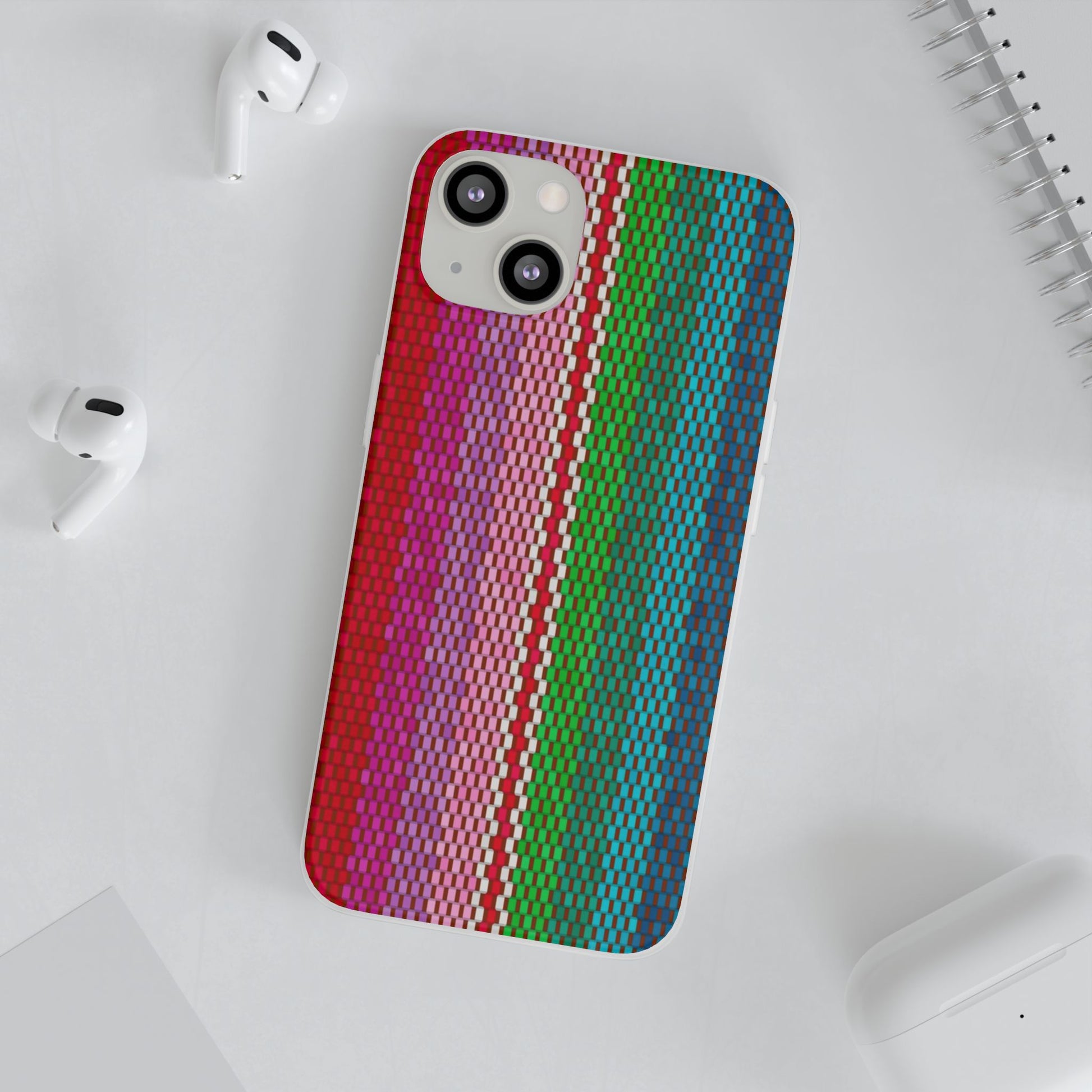 Colorful Striped Flexi Phone Case (iPhone & Samsung Compatible) - FORMO